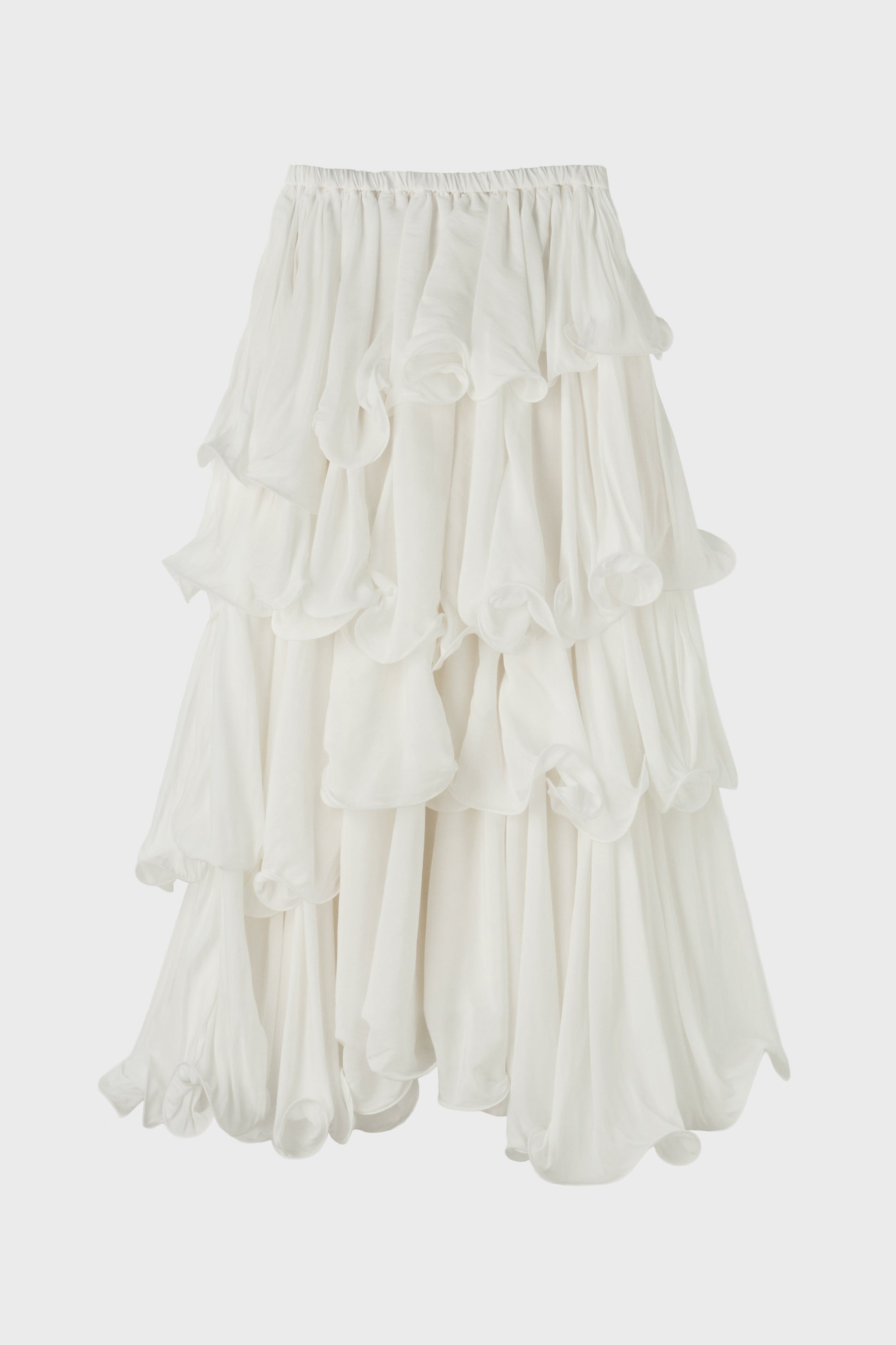 毕达哥拉斯荷叶边半身裙