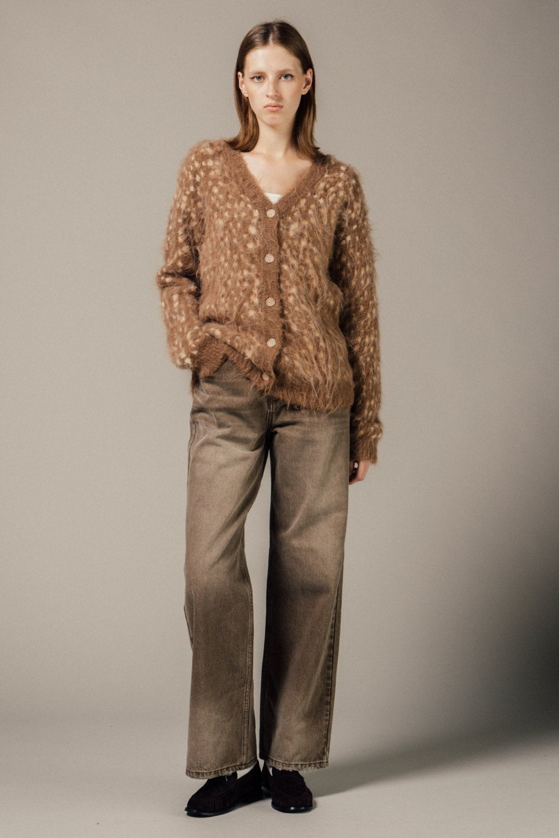 Kaamos Shaggy Cardigan