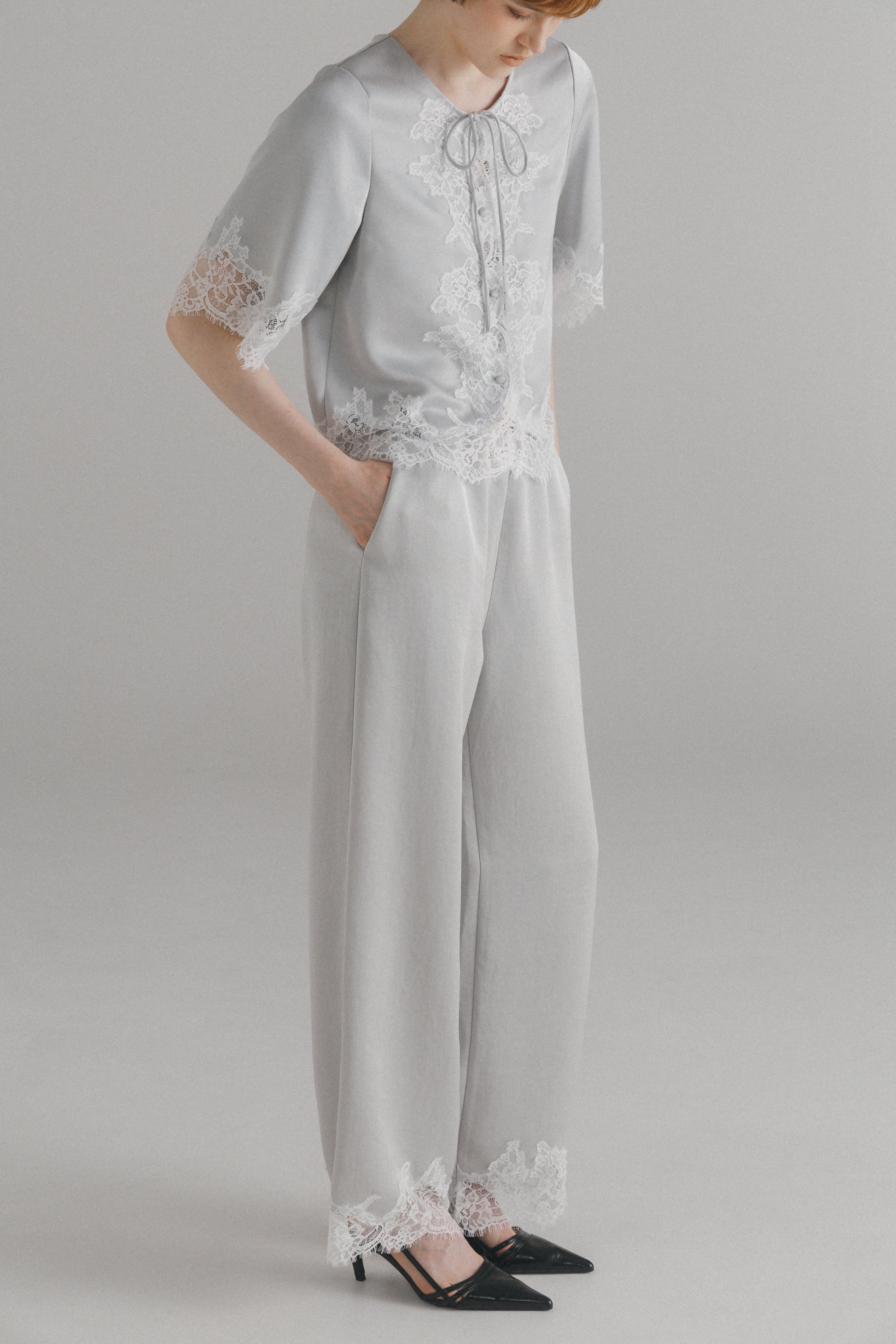 Egelantier Satin Pants