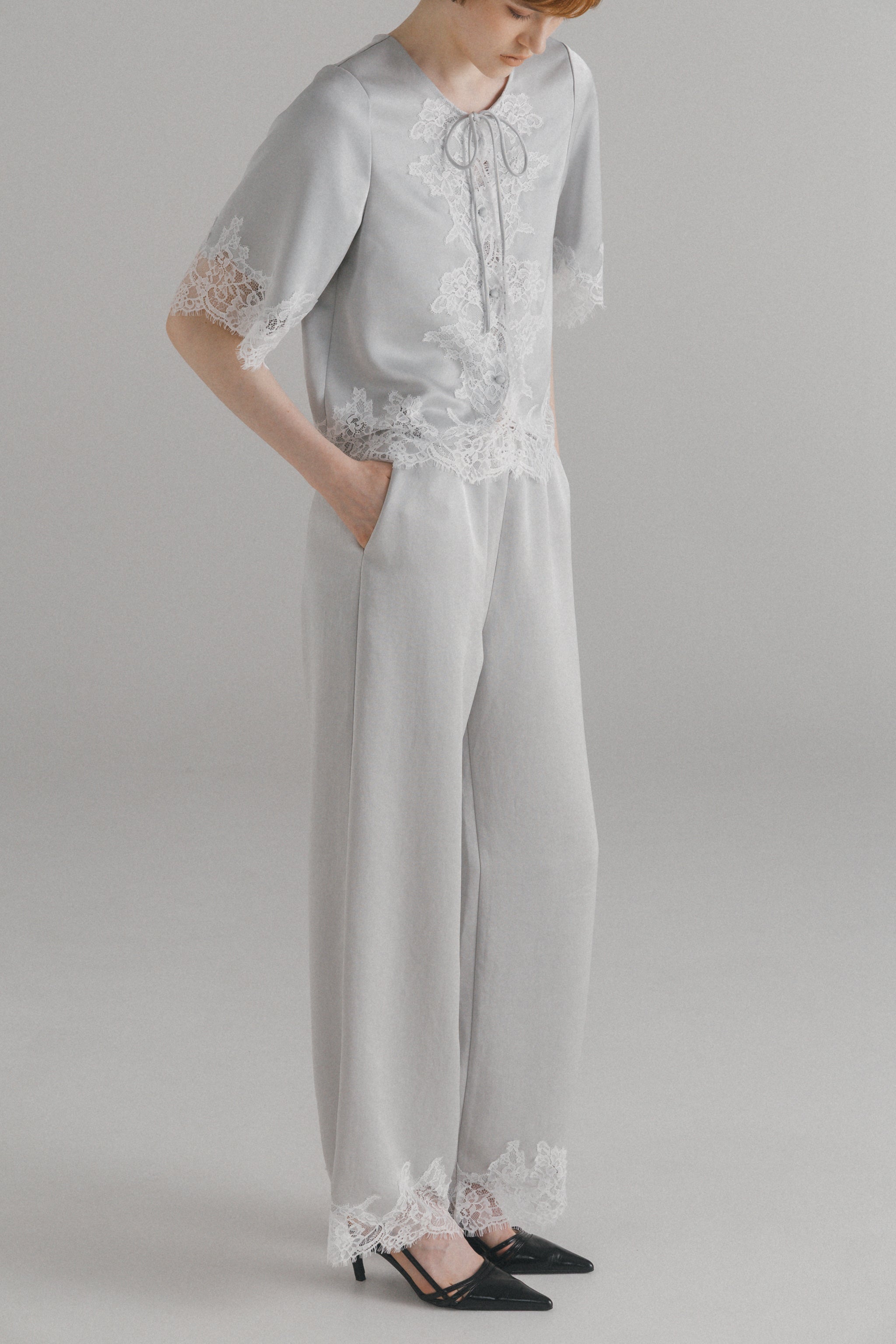 Egelantier Satin Pants