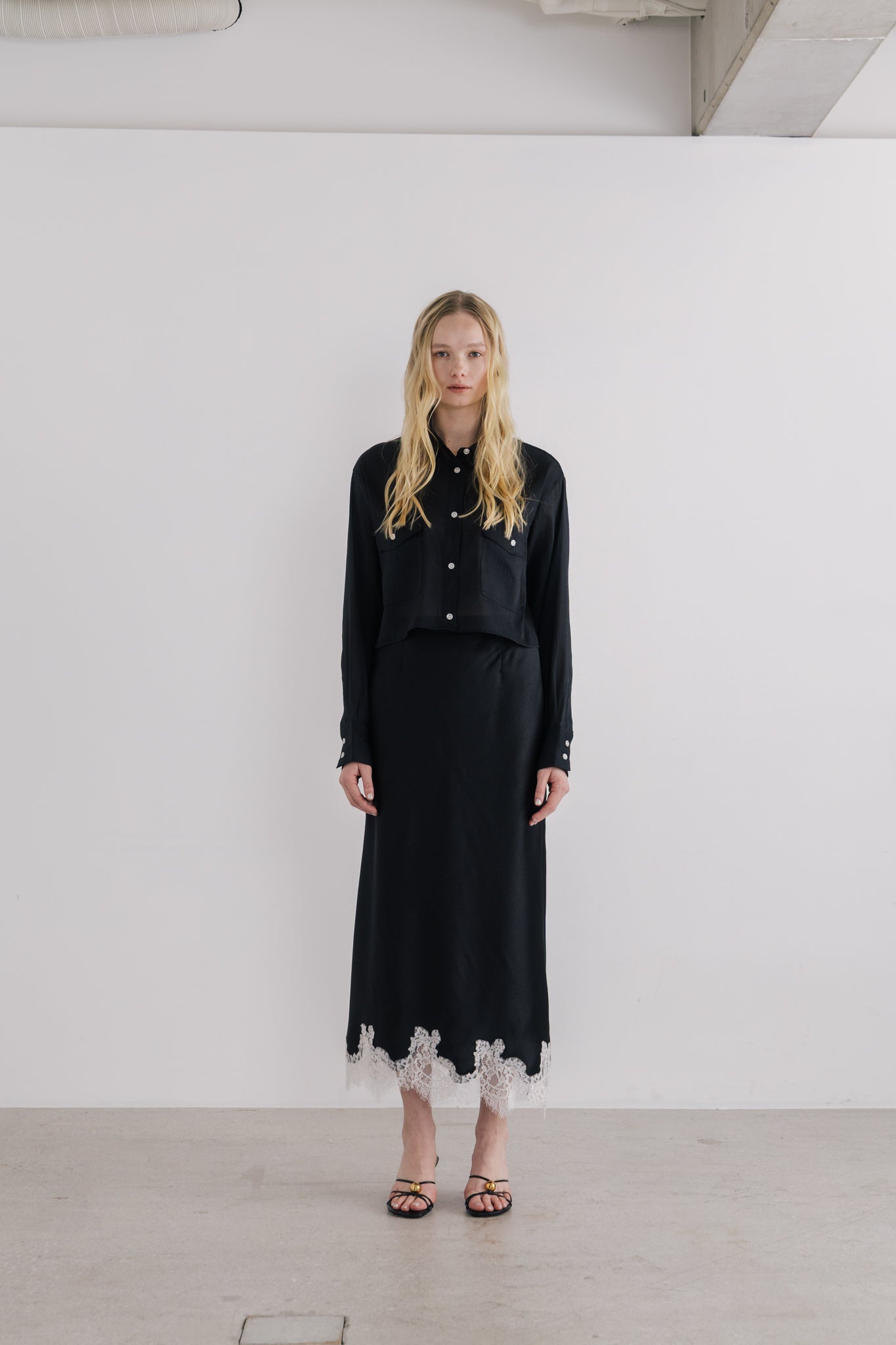 シャツ/ブラウス(長袖/七分) THE TOE Mykonos Sheer Shirt white Mykonos Sheer Shirt – THE TOÉ