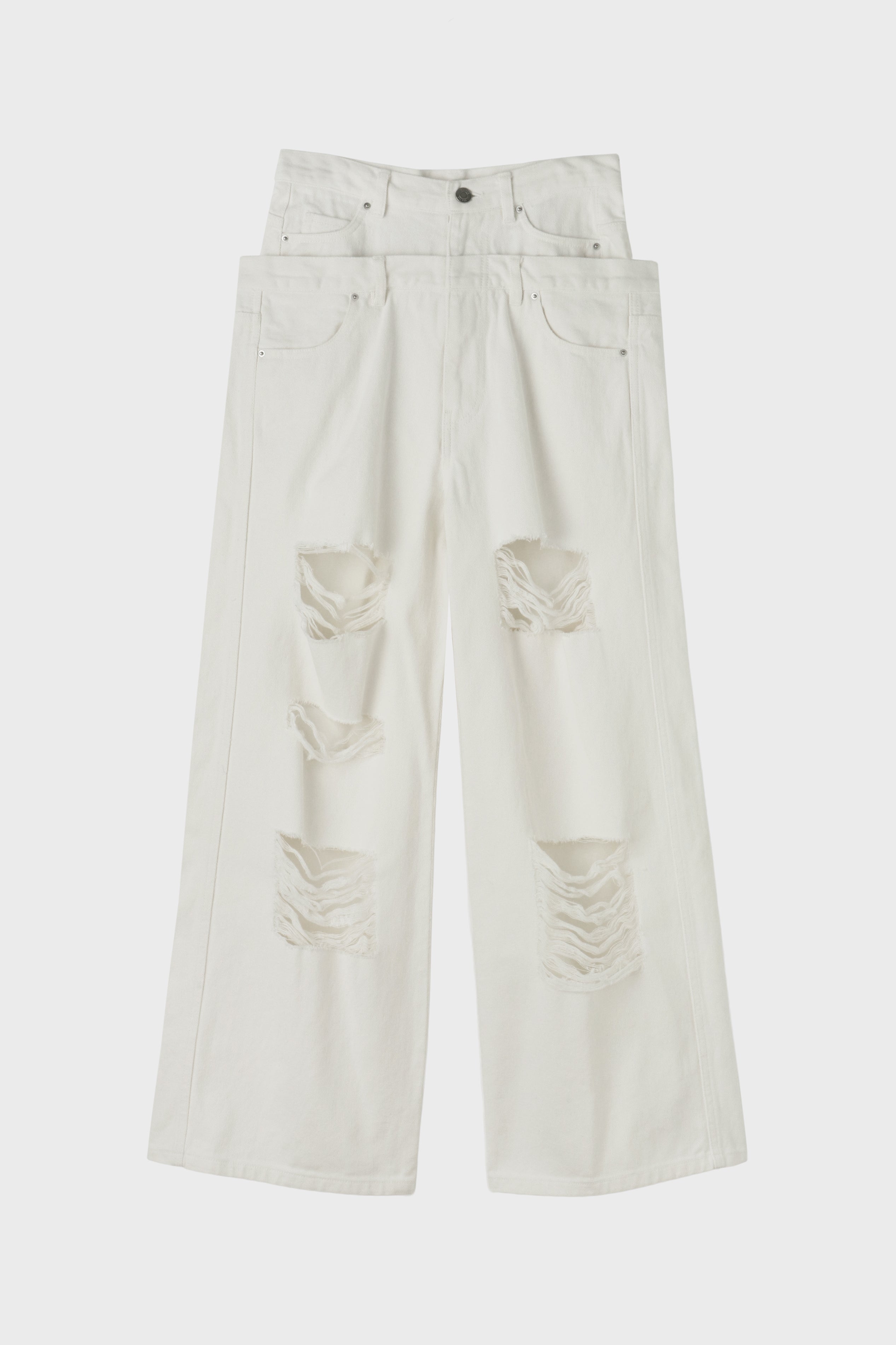 Lexington Double Belt Denim Pants