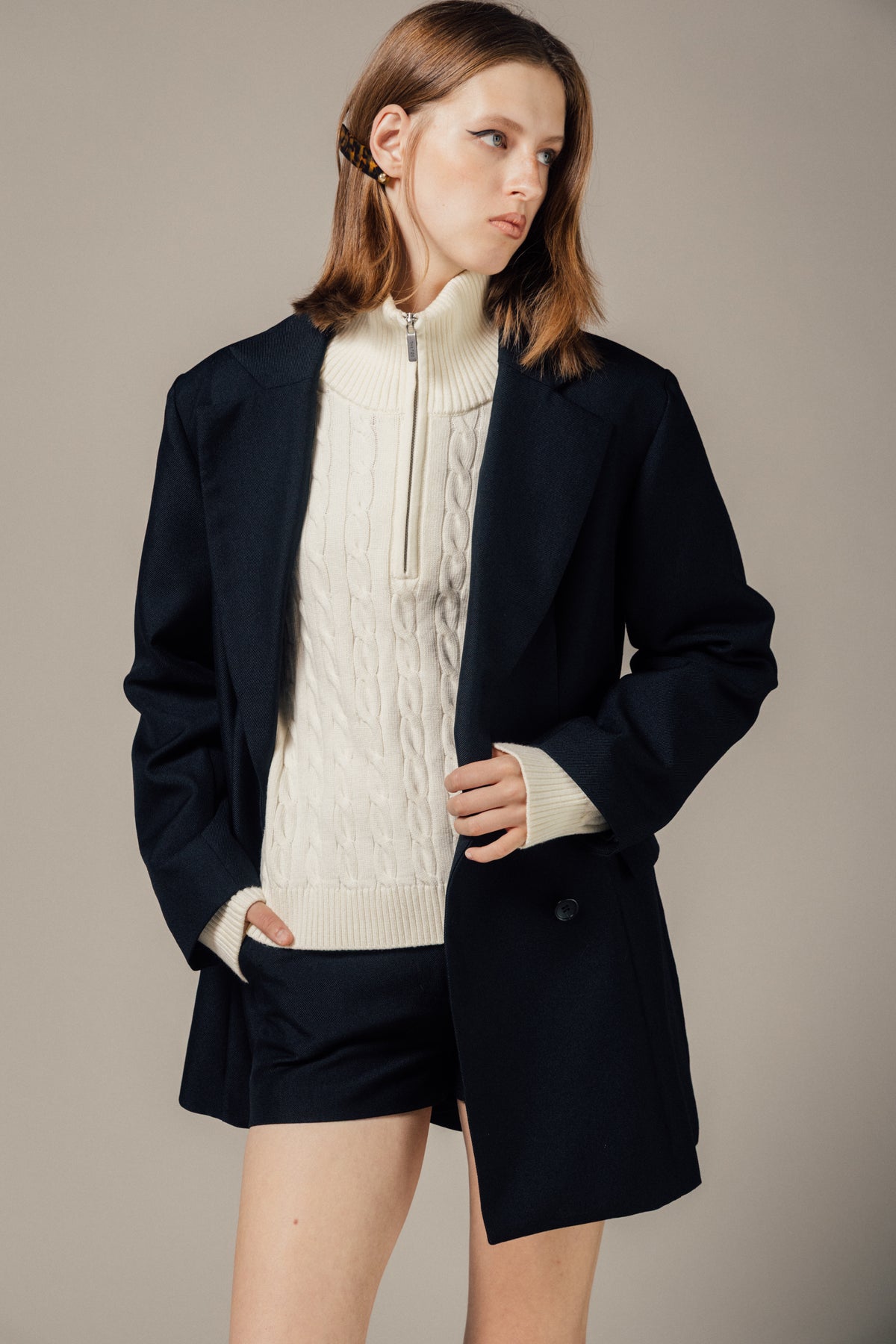 TOÉ Speyer Half Zip Knit