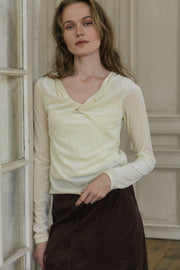 Kittila Velour Twist Top