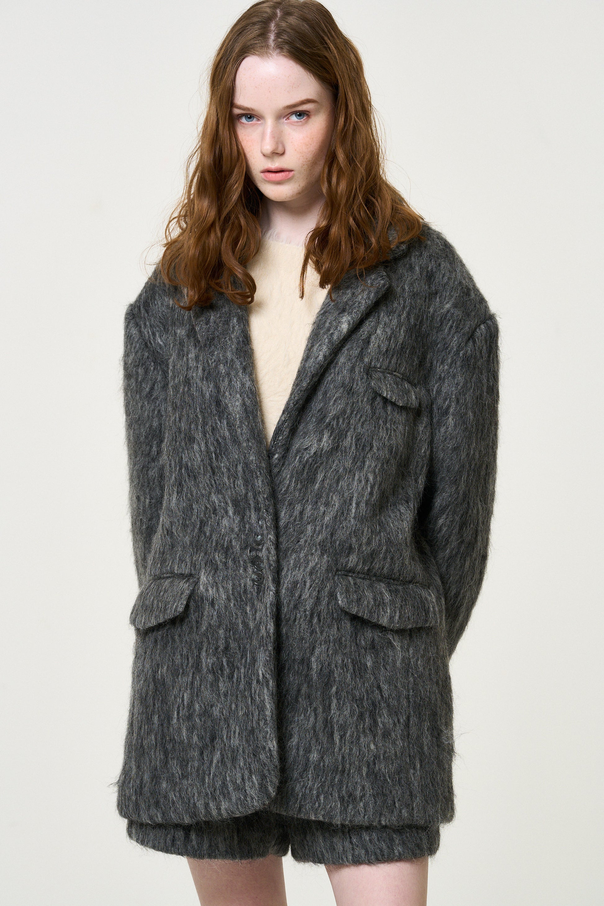 Chamonix shaggy jacket