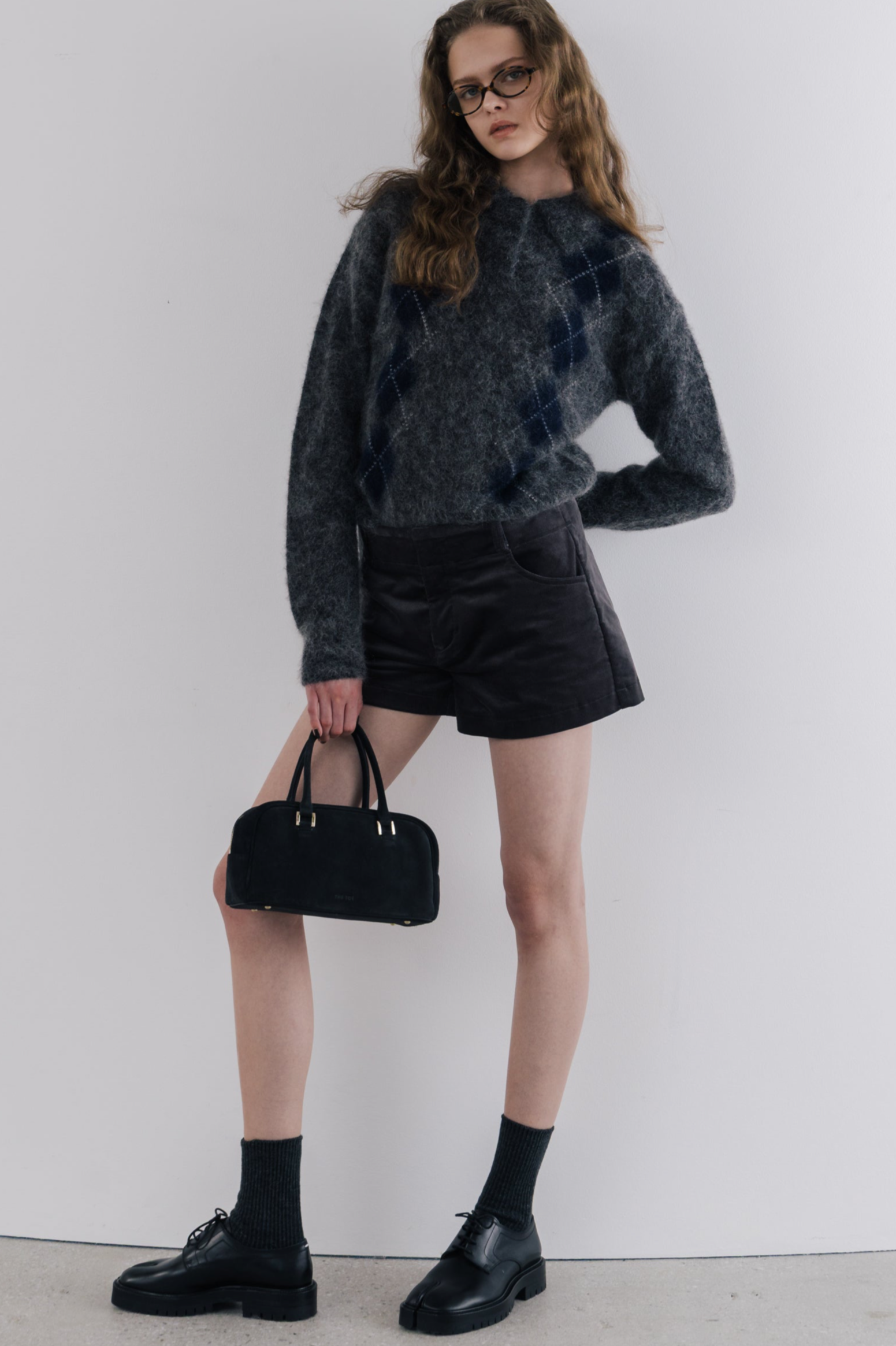Marien Argyle Knit