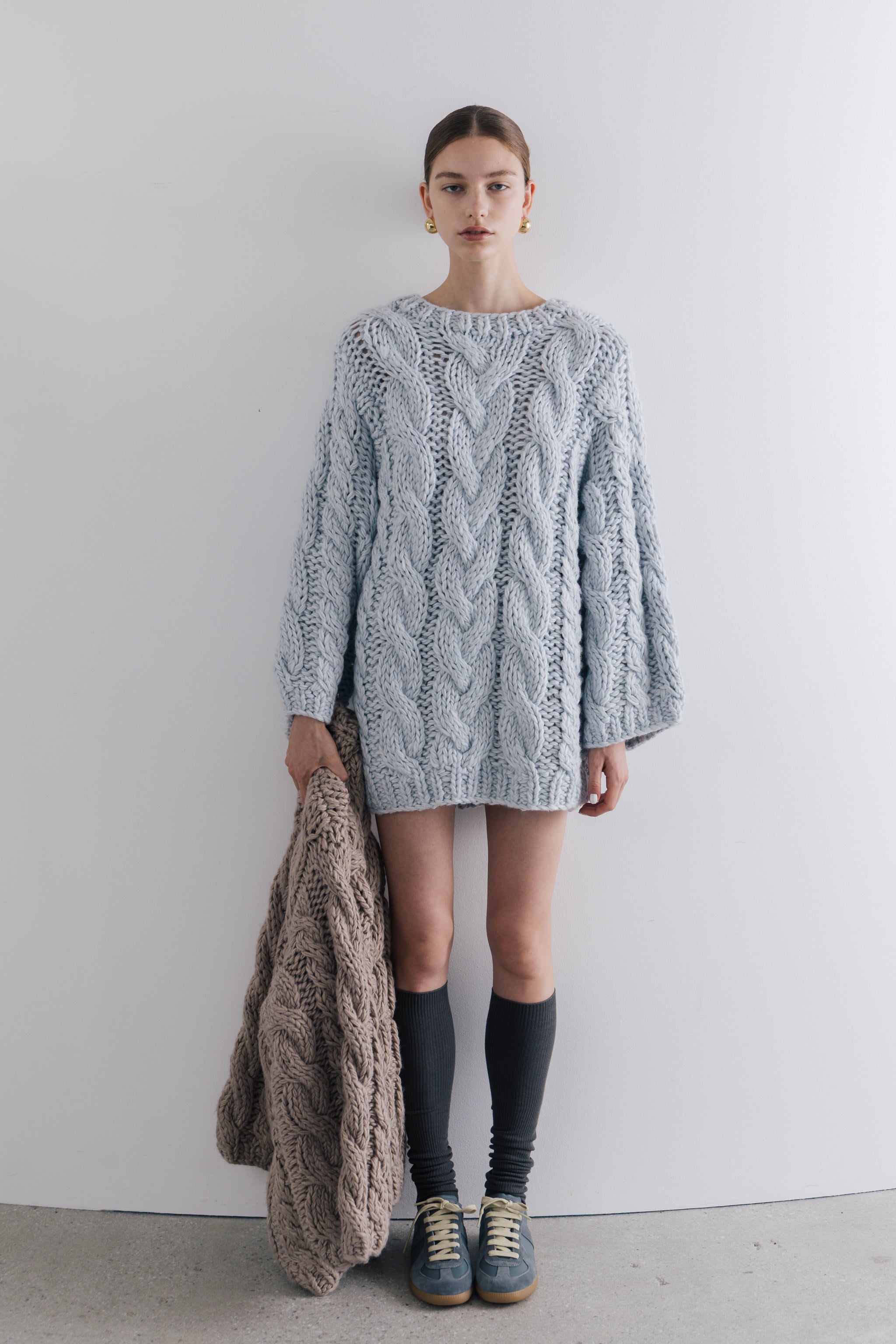 THE TOE MARAIS HANDMADE KNIT アイボリー Marais Handmade Knit – THE TOÉ