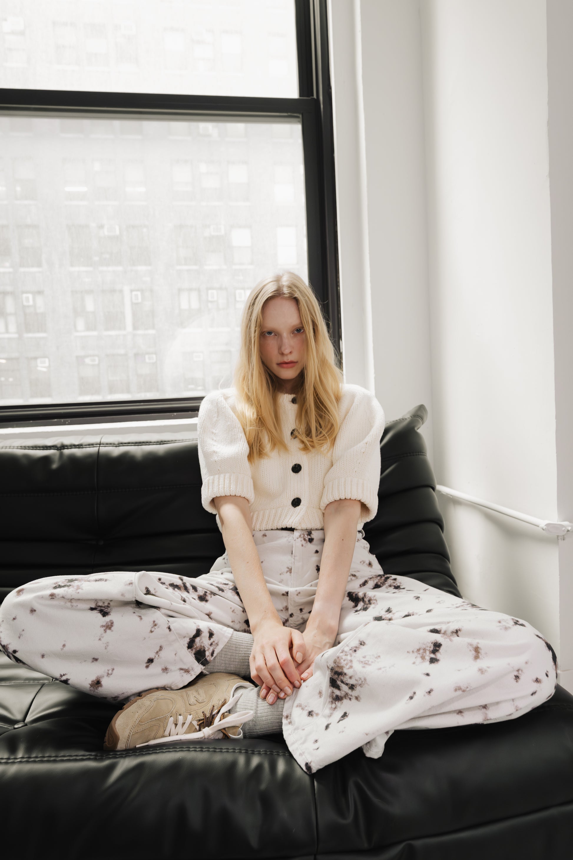 Ios Speckled Denim Pants
