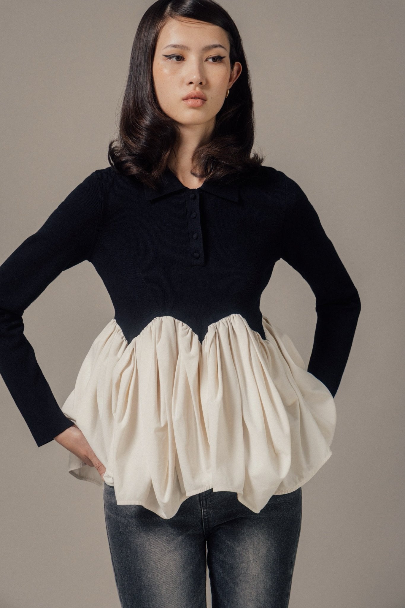 Kajaani Docking Knit Top