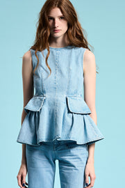 Pericles Peplum Top