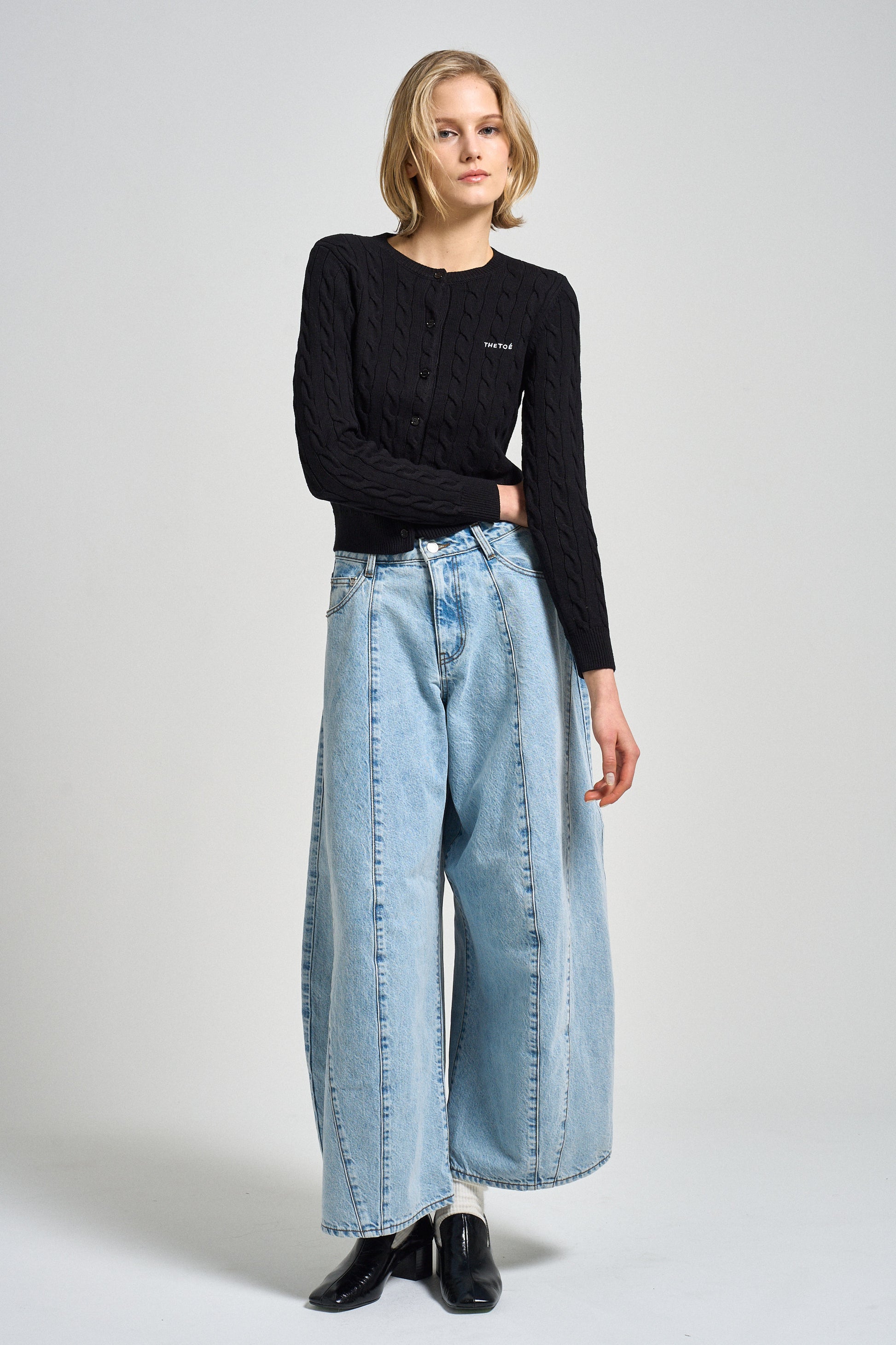 Santorini denim pants – THE TOÉ