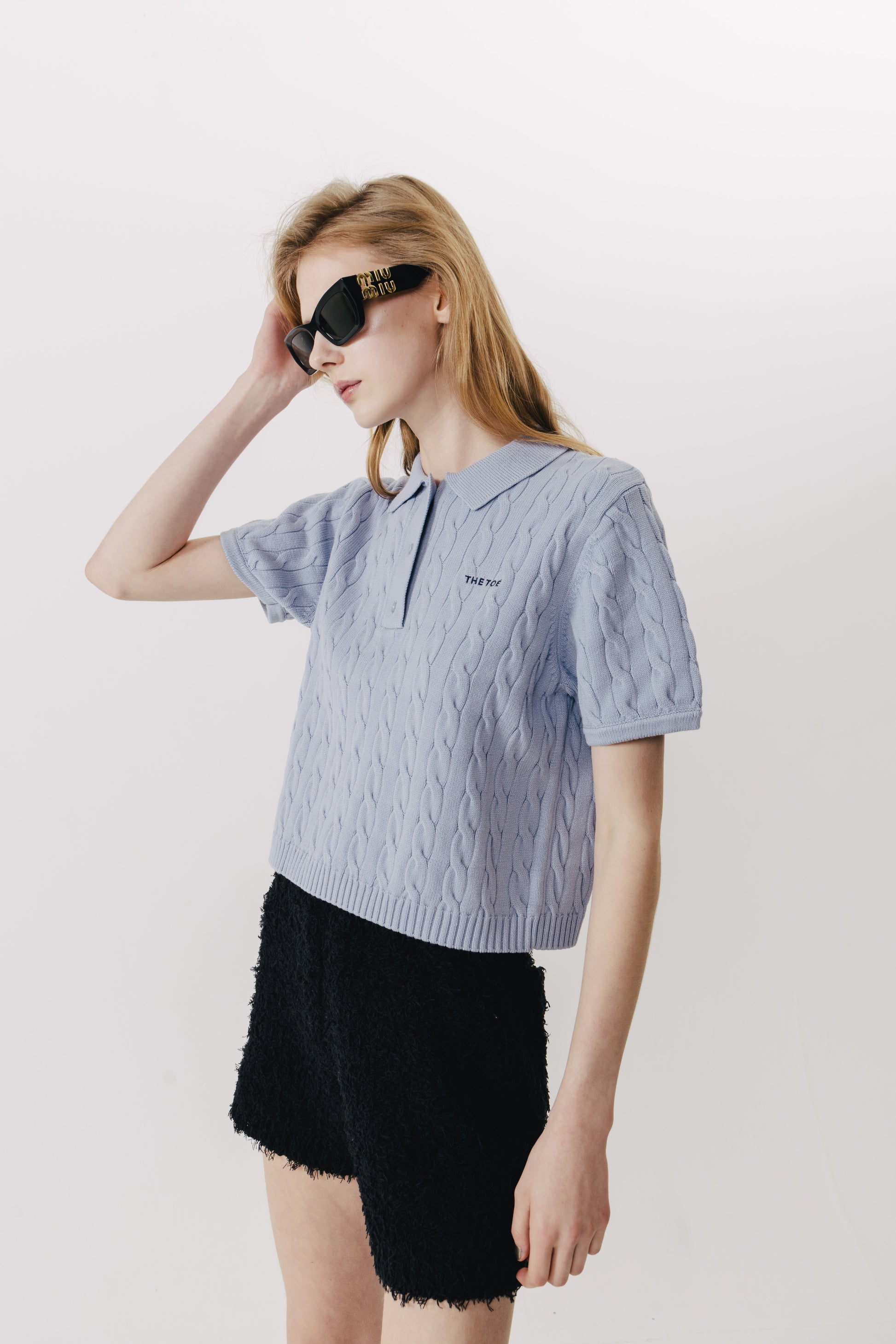 Herald Short Sleeve Polo Knit