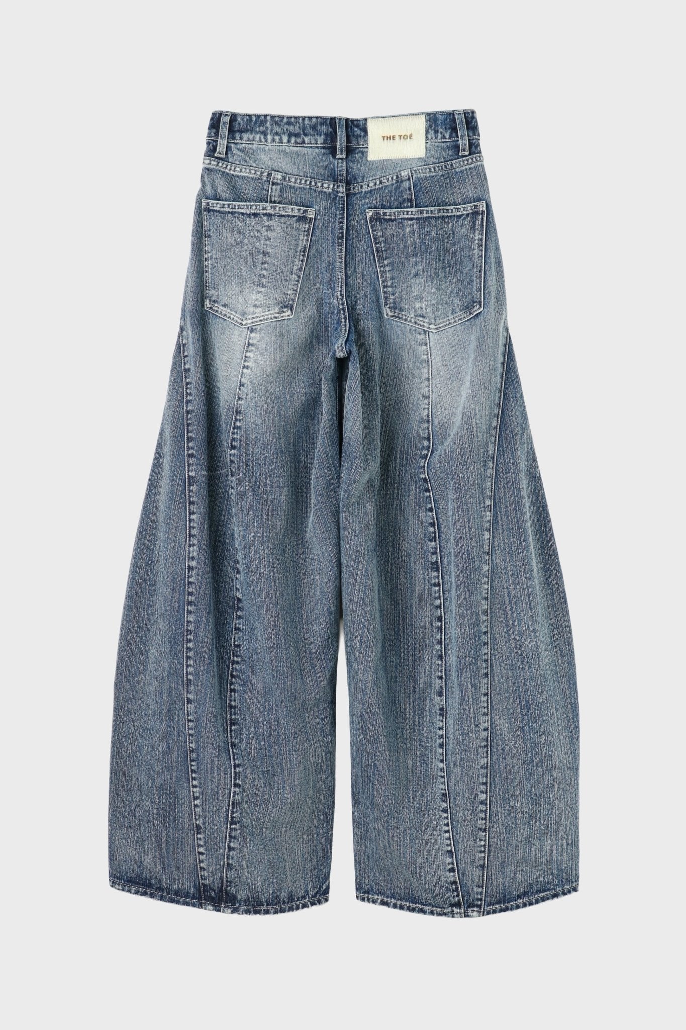 Santorini Denim Pants (Mid Blue)