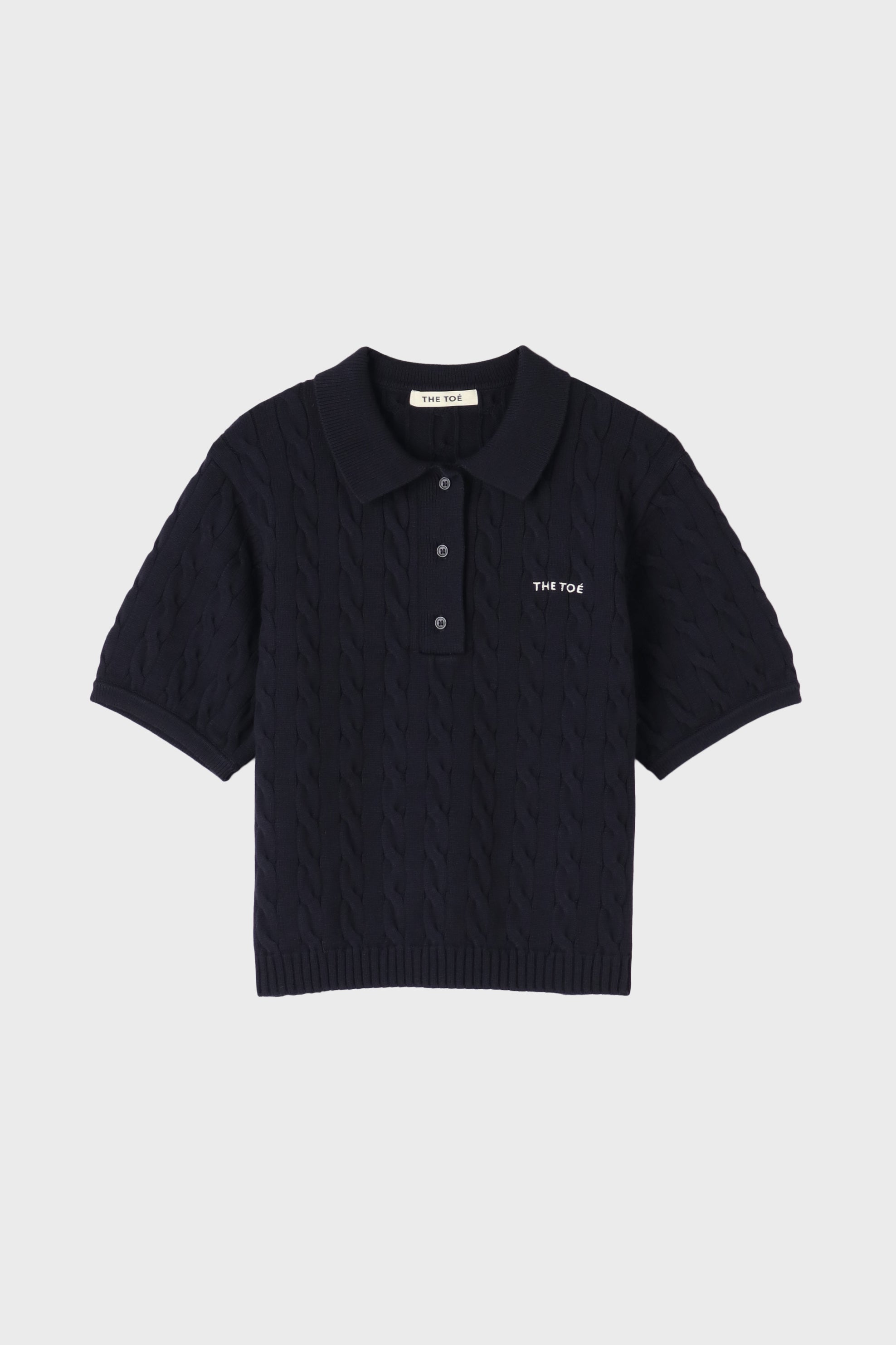 Herald Short Sleeve Polo Knit – THE TOÉ