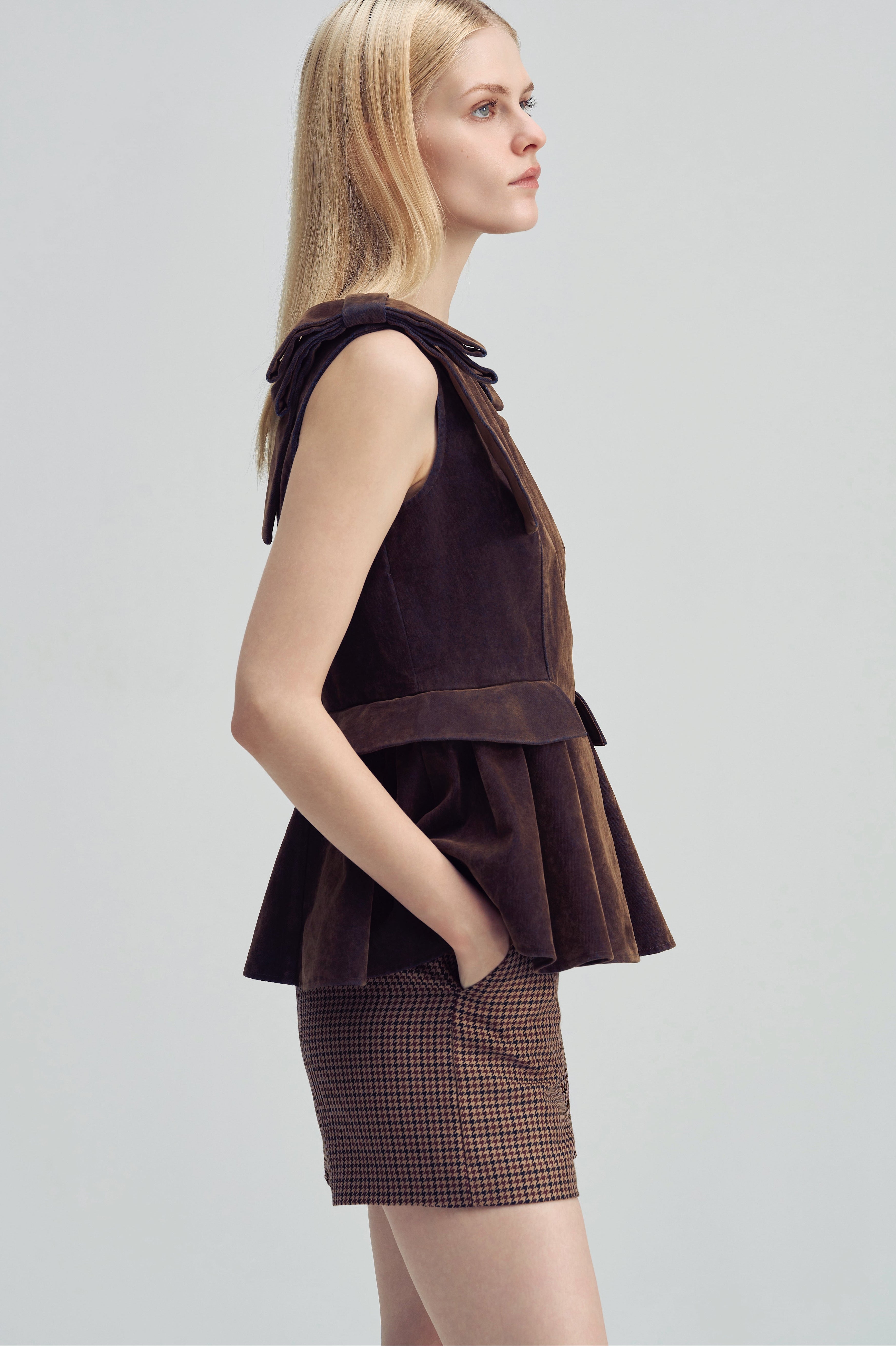 Dachau Sleeveless Peplum