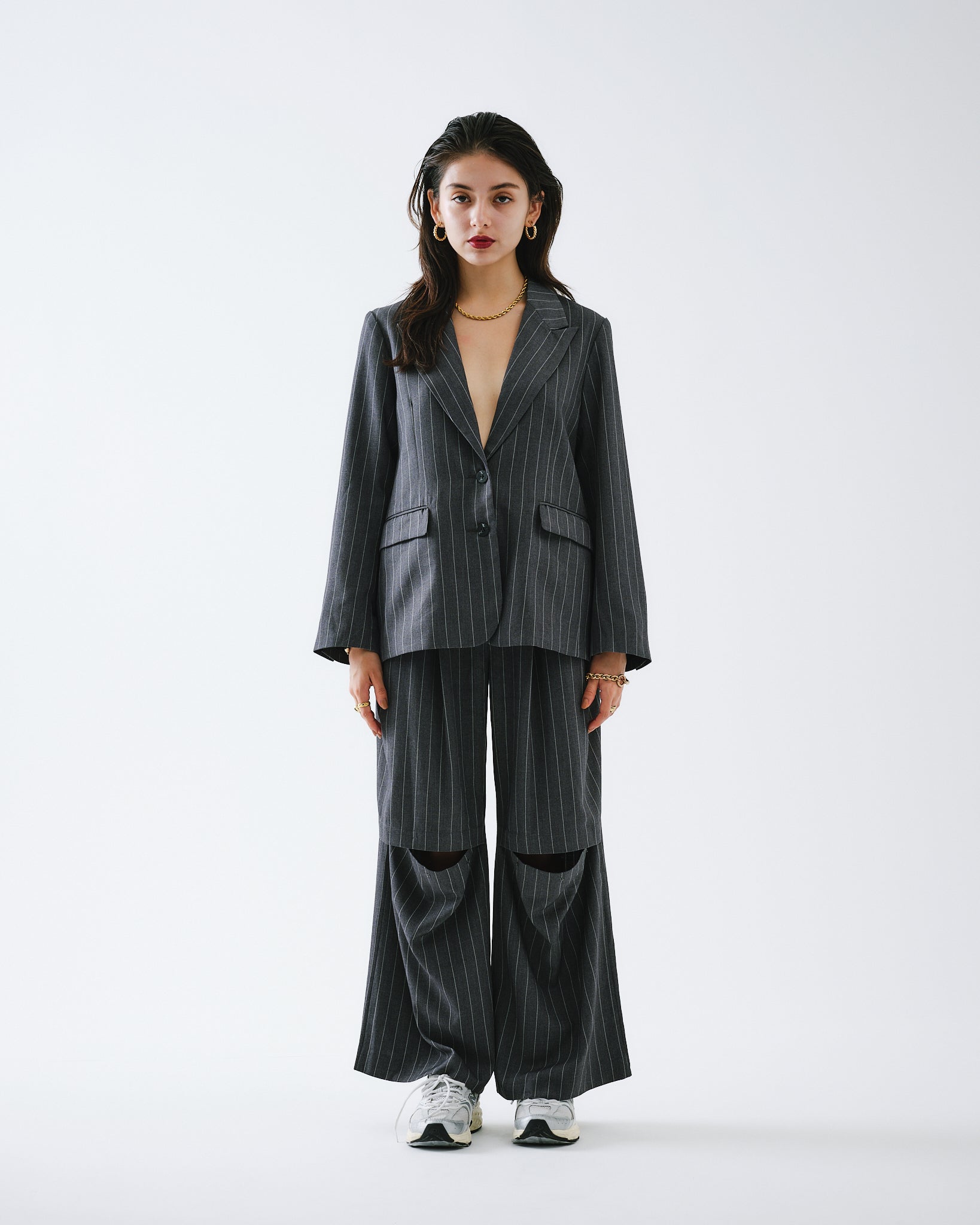 Strasbourg slit pants