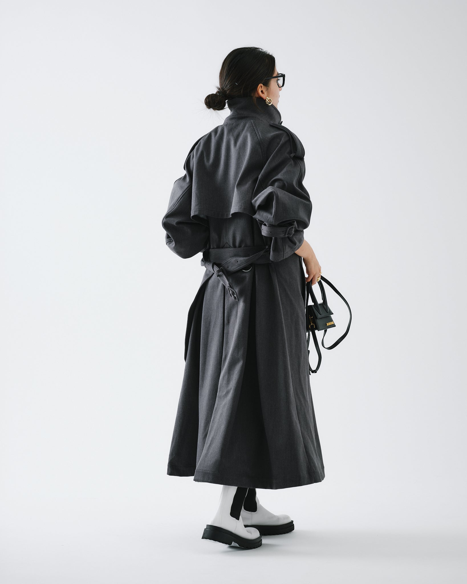 ザトーの出品一覧はこちらS THE TOÉ TOE AVIGNON TRENCH COAT ブラック