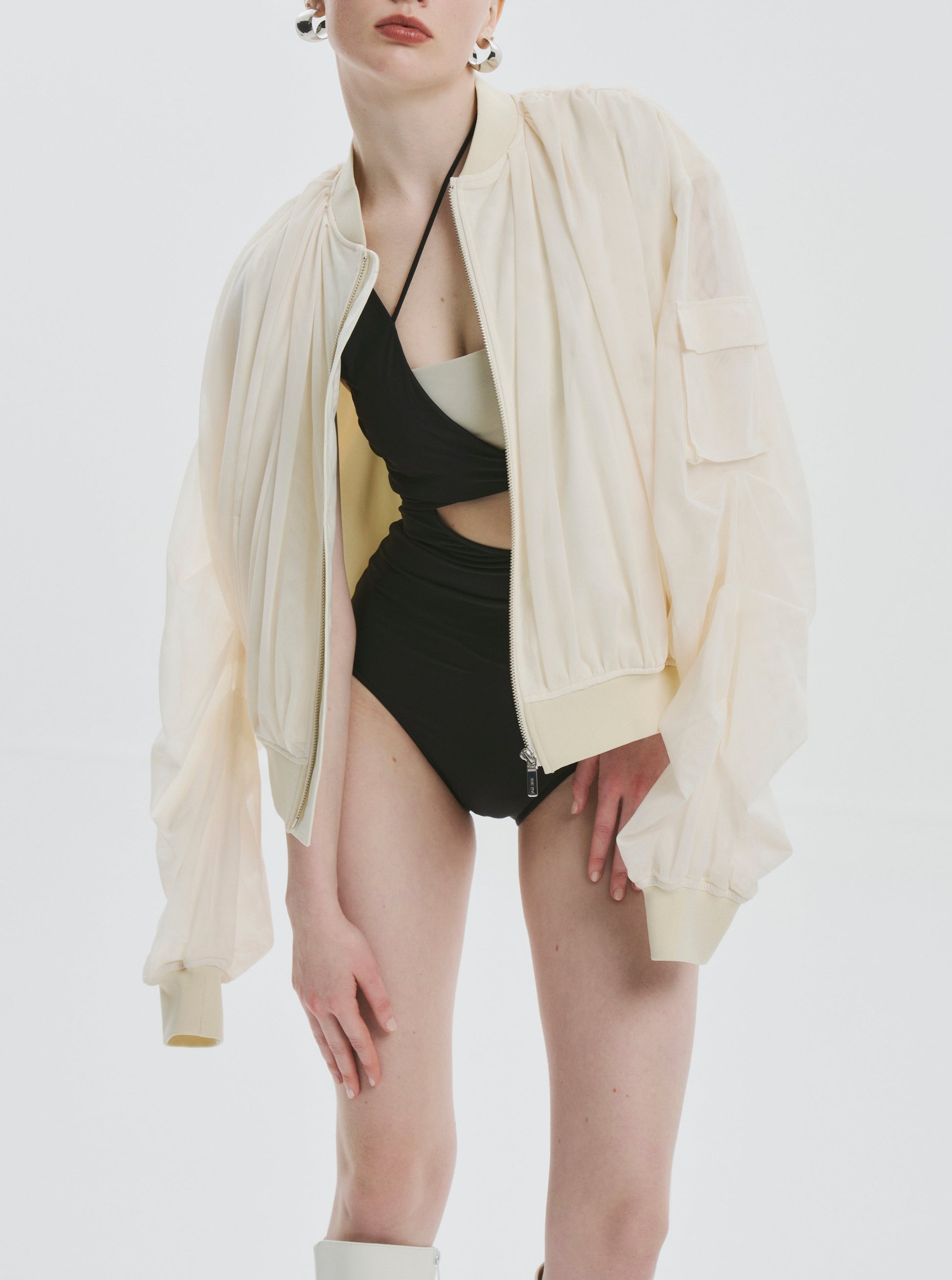 Lilac Tulle Blouson