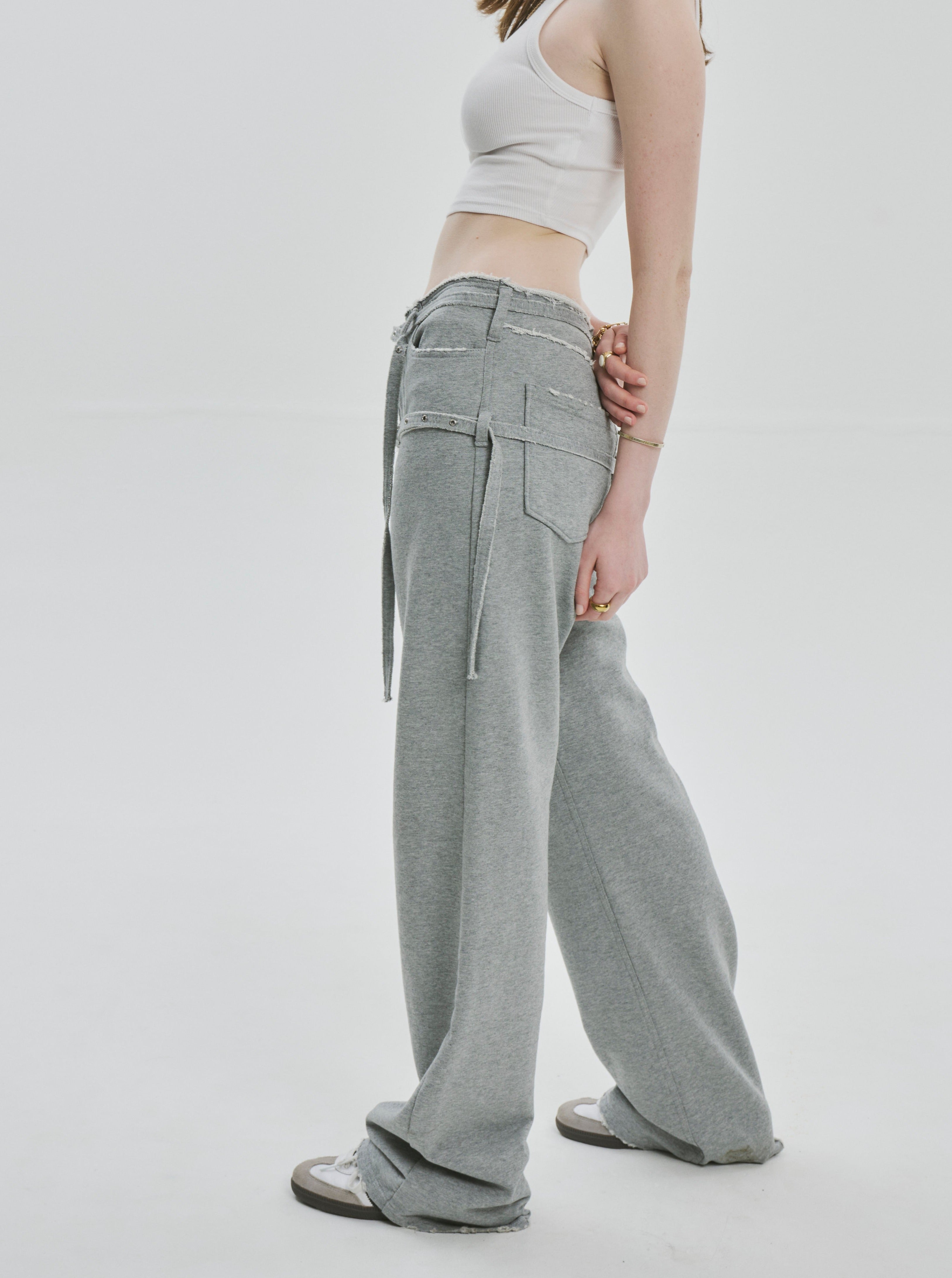 (2WAY) Greenwich belt sweat pants