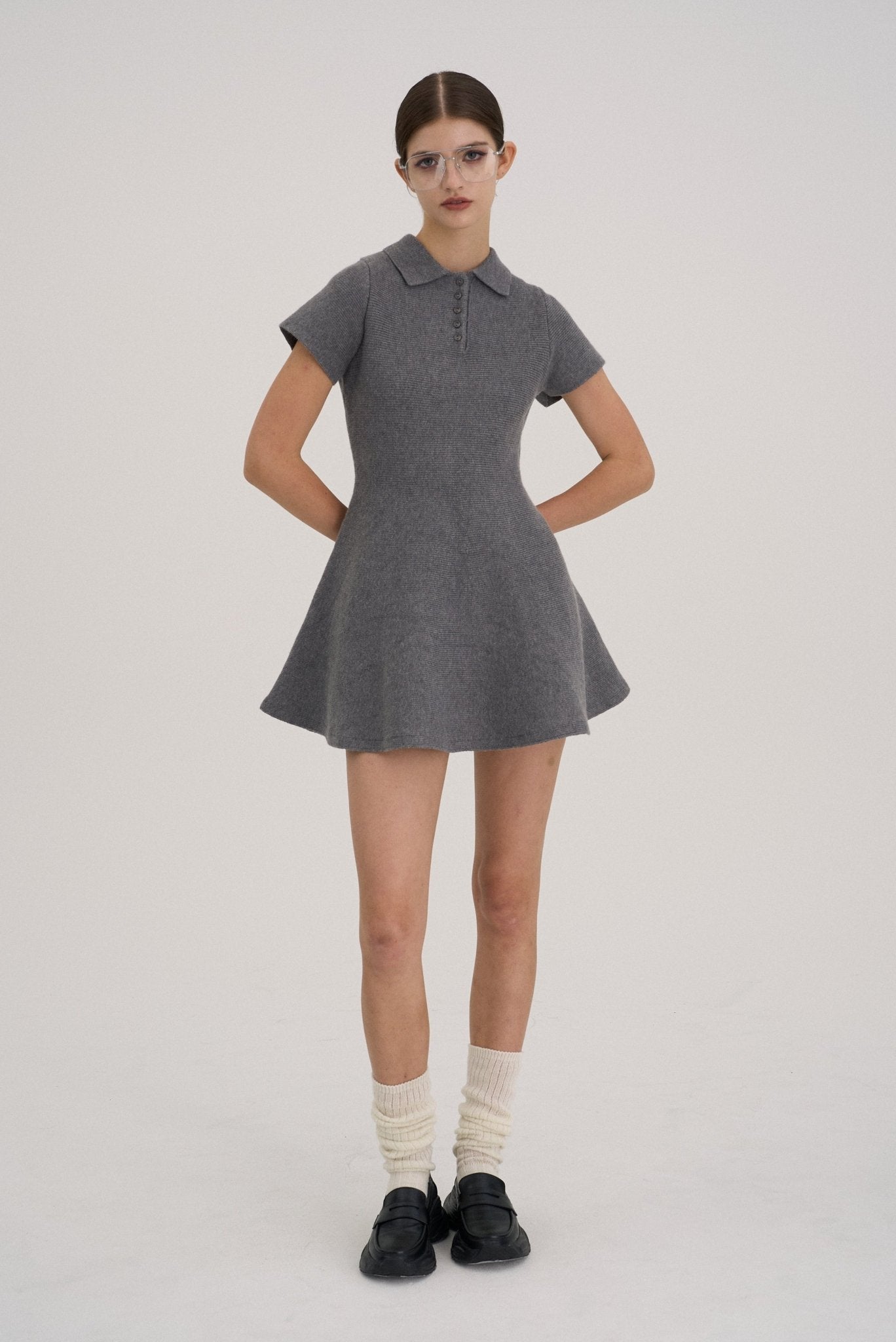 Reims Short Sleeve Flare Onepiece