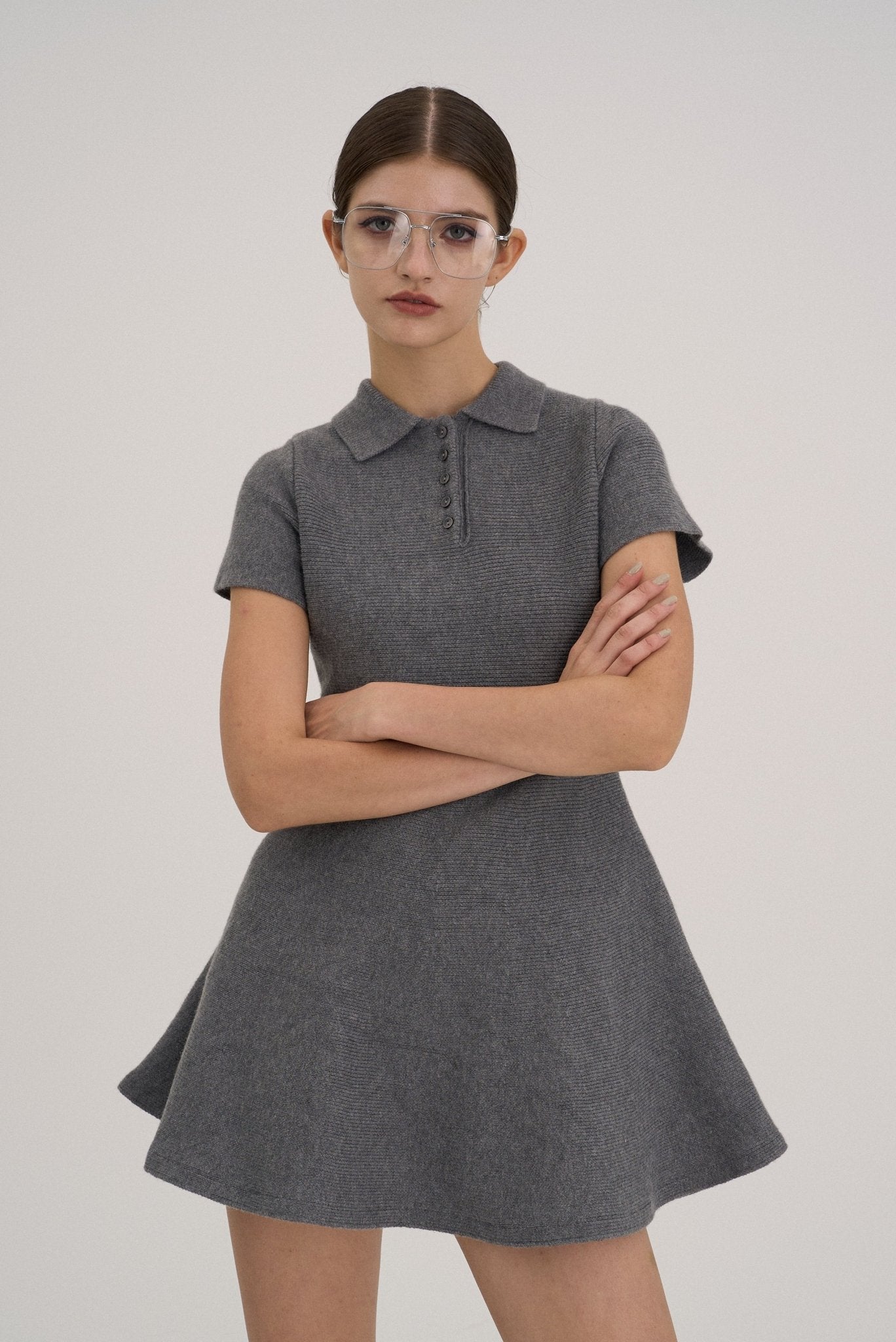 Reims Short Sleeve Flare Onepiece