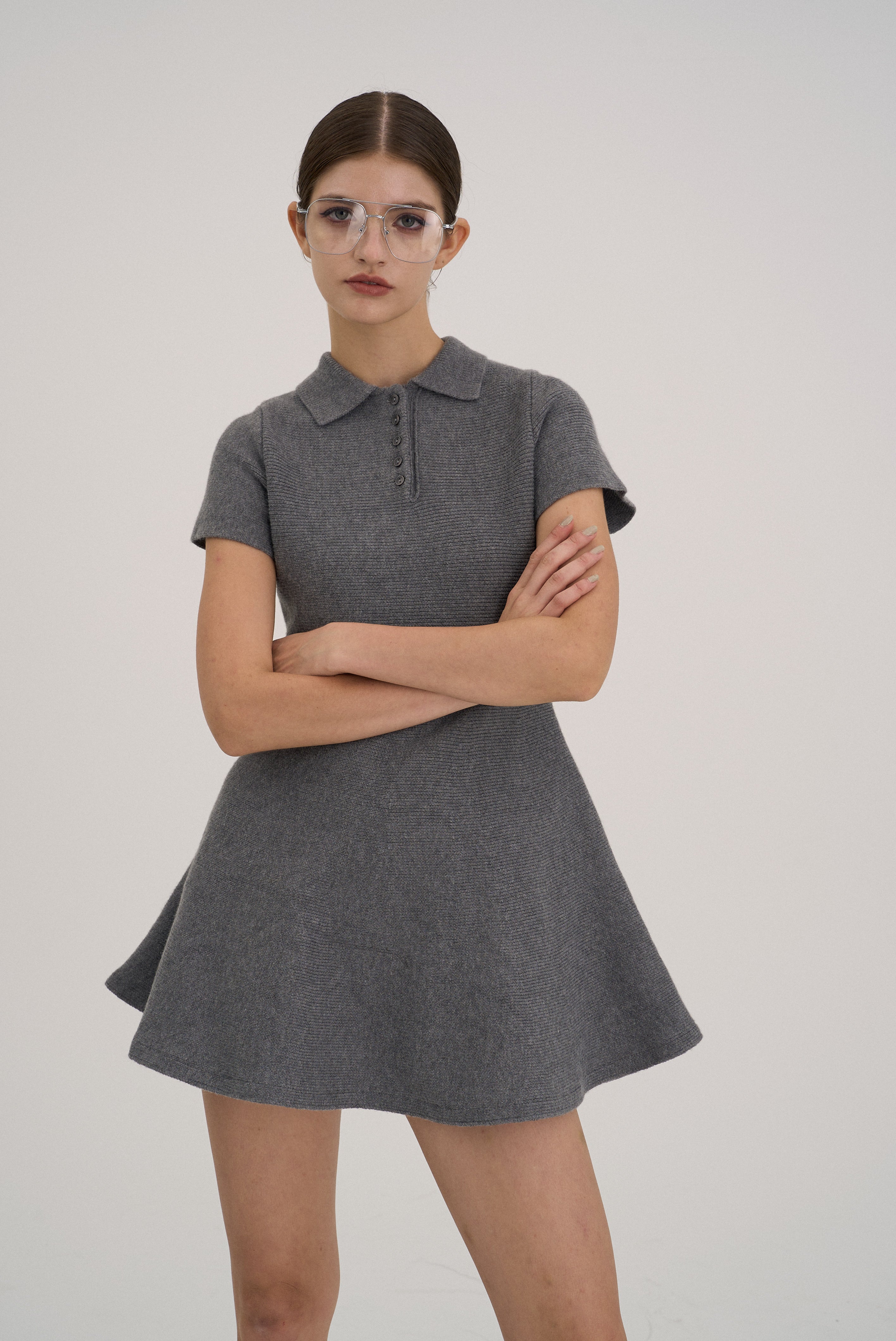 Reims Short Sleeve Flare Onepiece