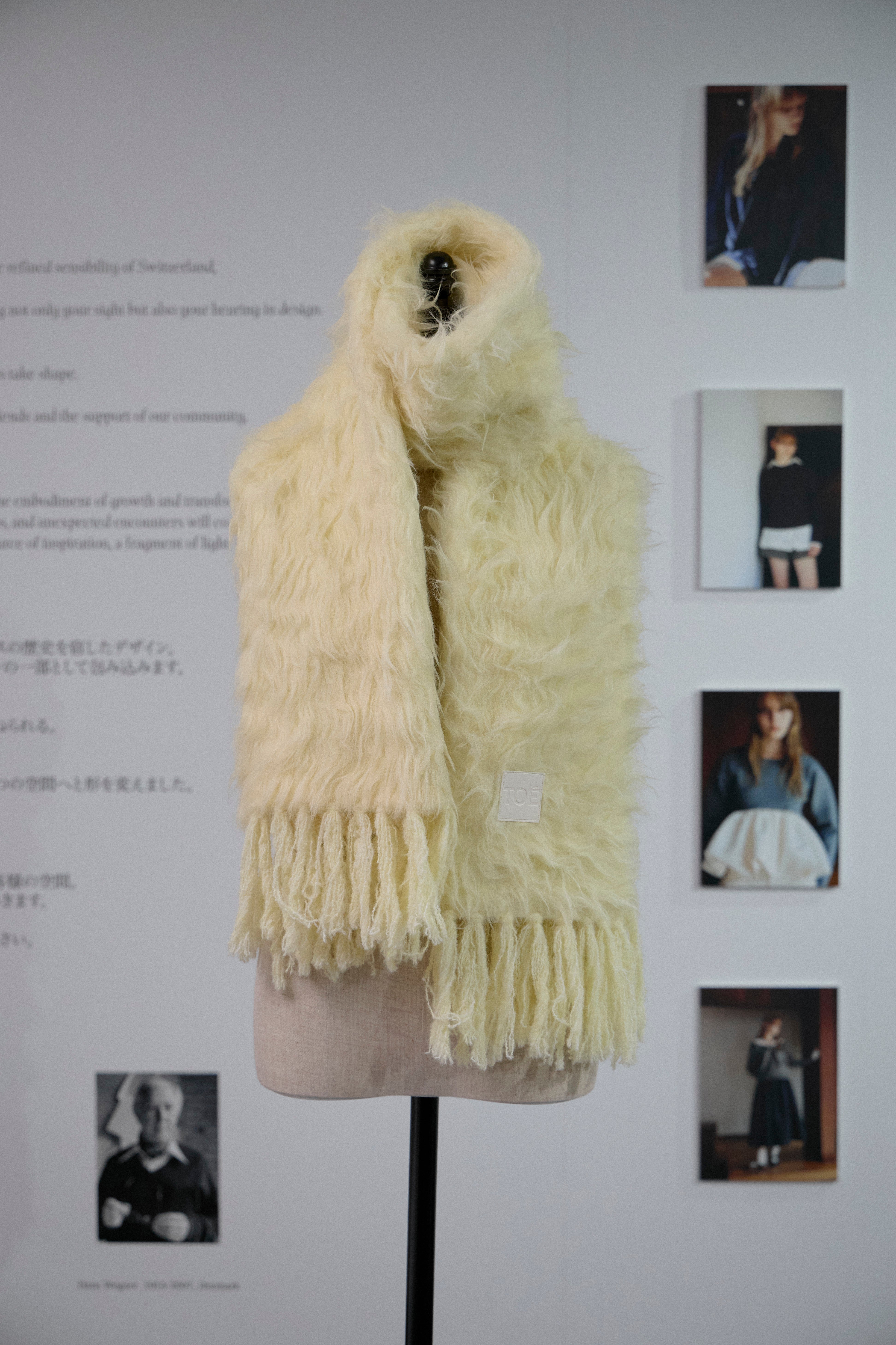 thetoe マフラー Pigalle shaggy muffler – THE TOÉ