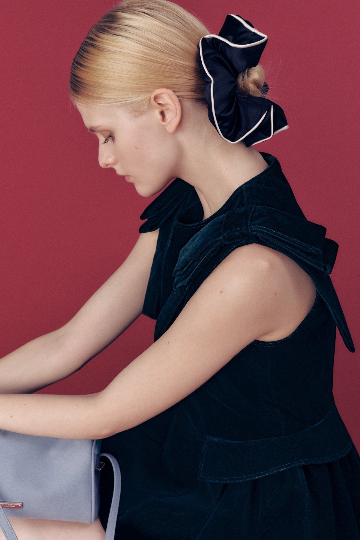 Plauen Satin Scrunchie