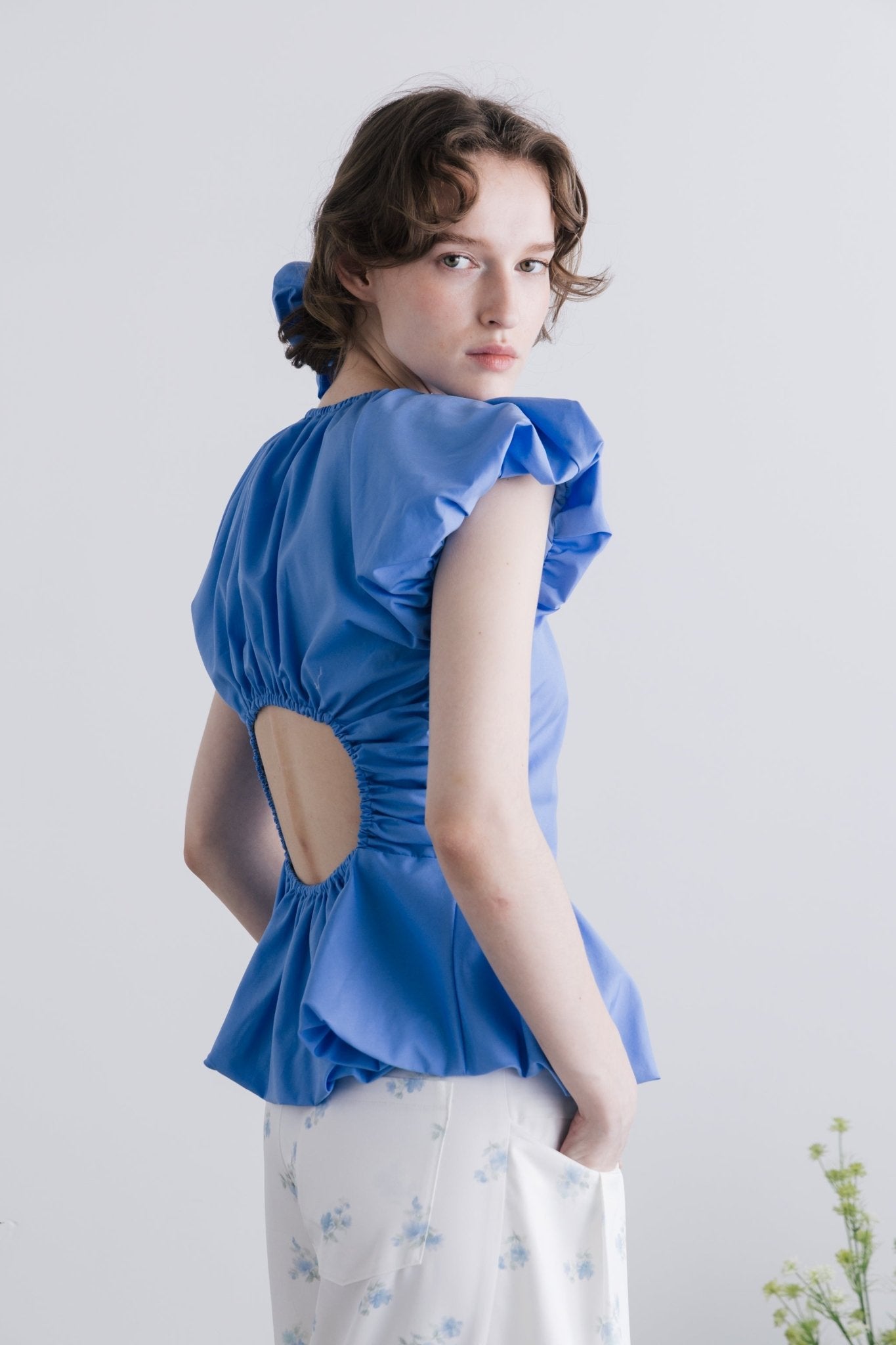 Naxos Poplin Scrunchie