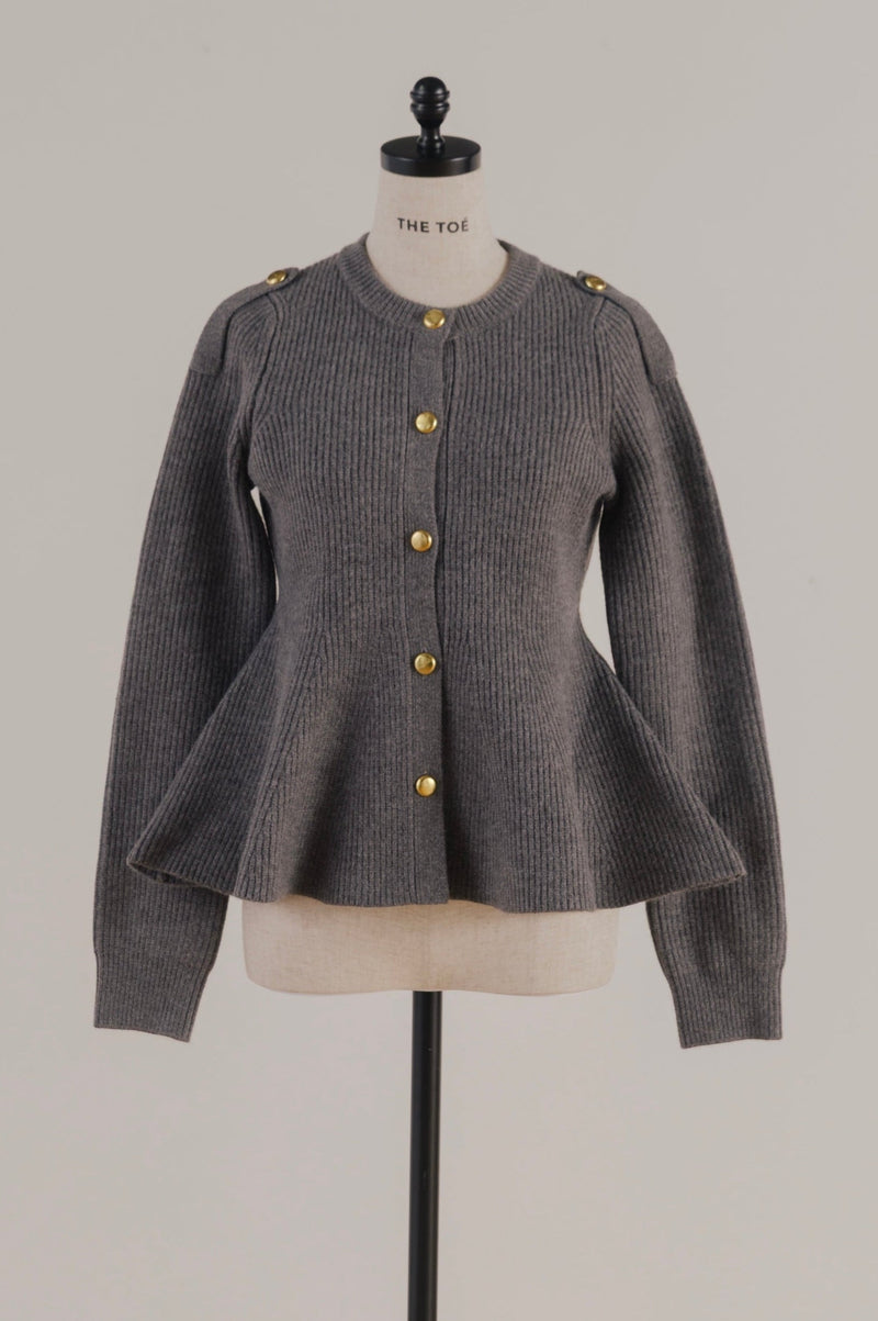 Rosen Peplum Cardigan
