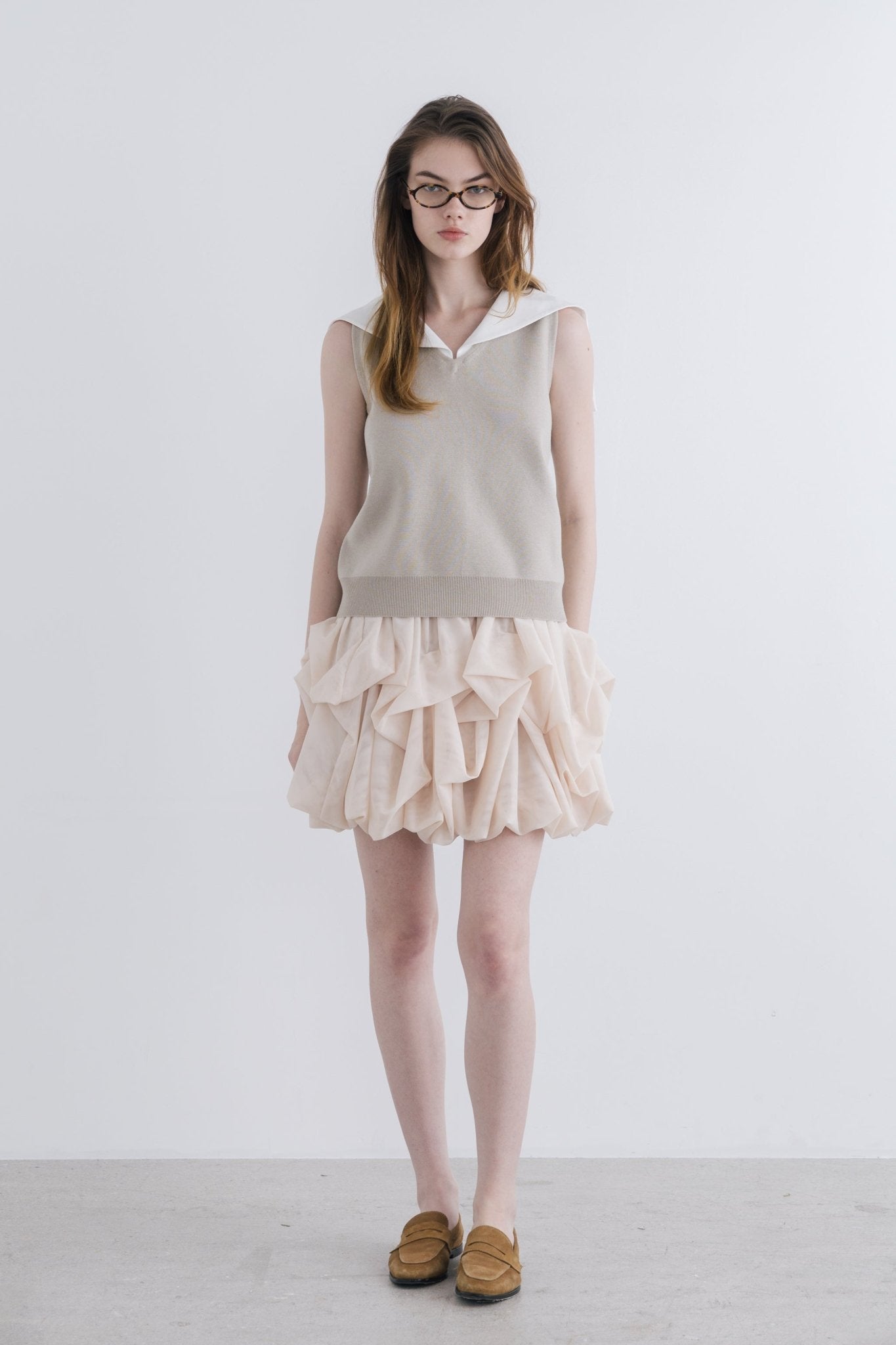 Iris Tulle Mini Skirt