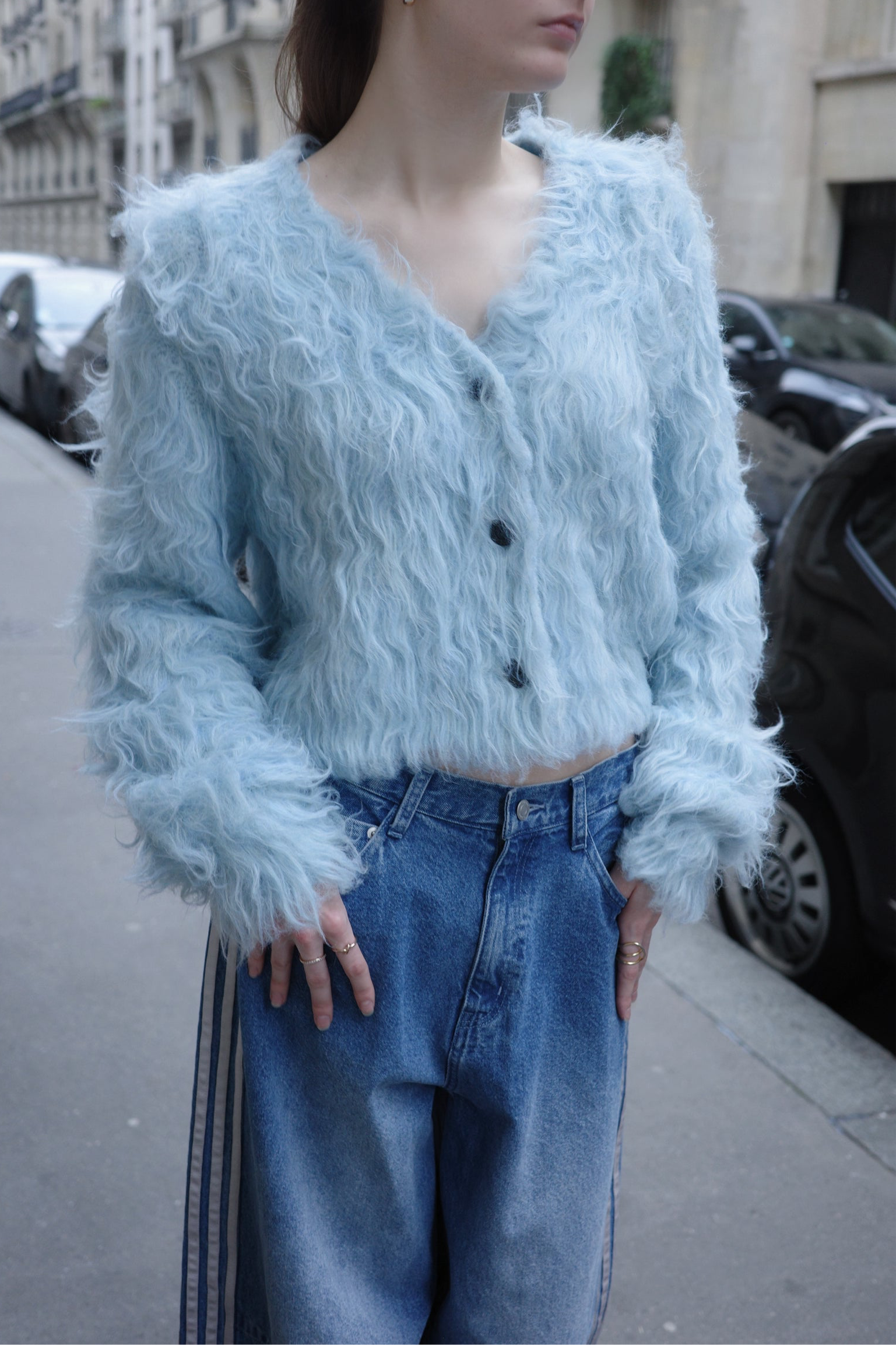 THETOE WESTMINSTER SHAGGY CARDIGAN THETOE WESTMINSTER SHAGGY CARDIGAN