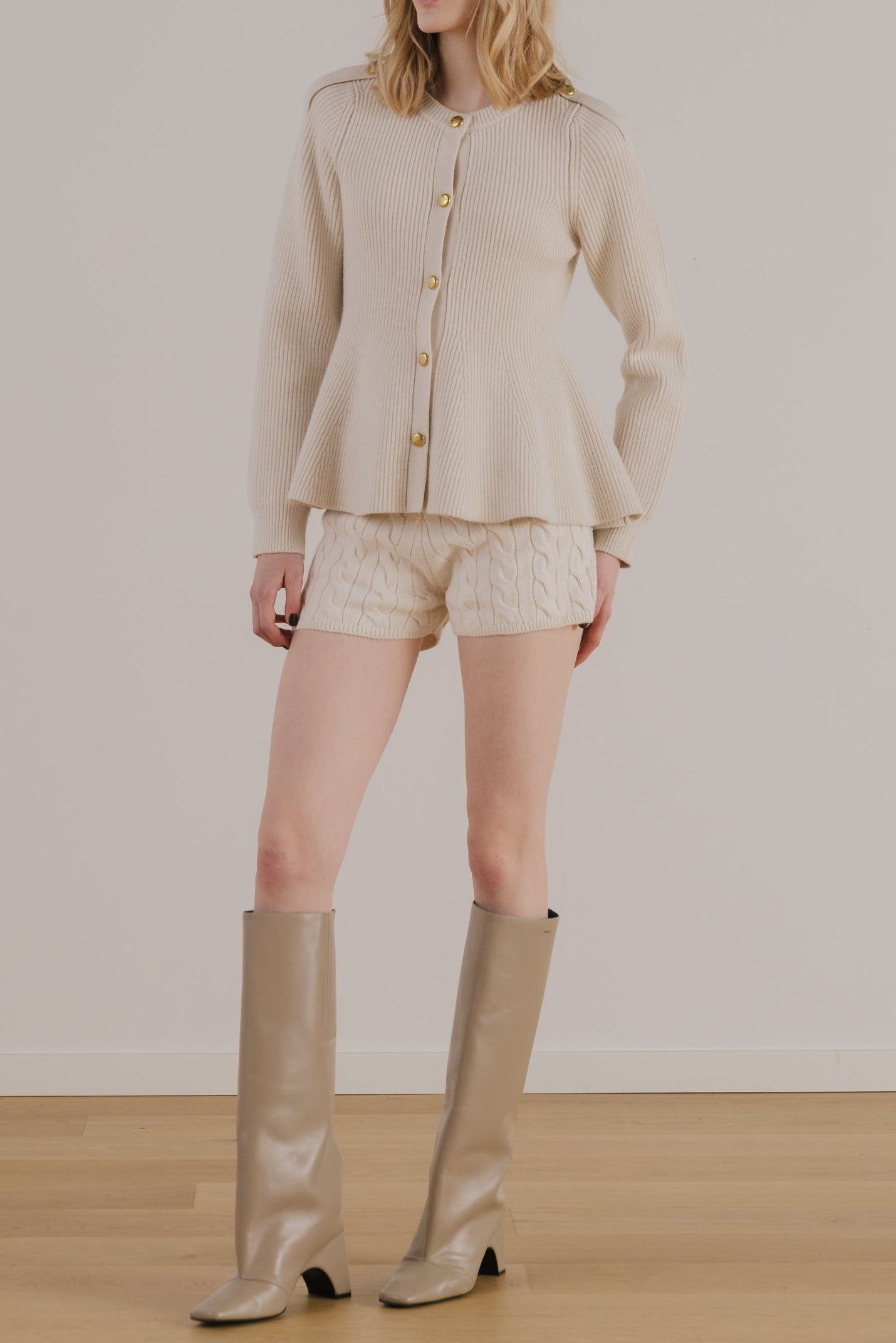 Rosen Peplum Cardigan