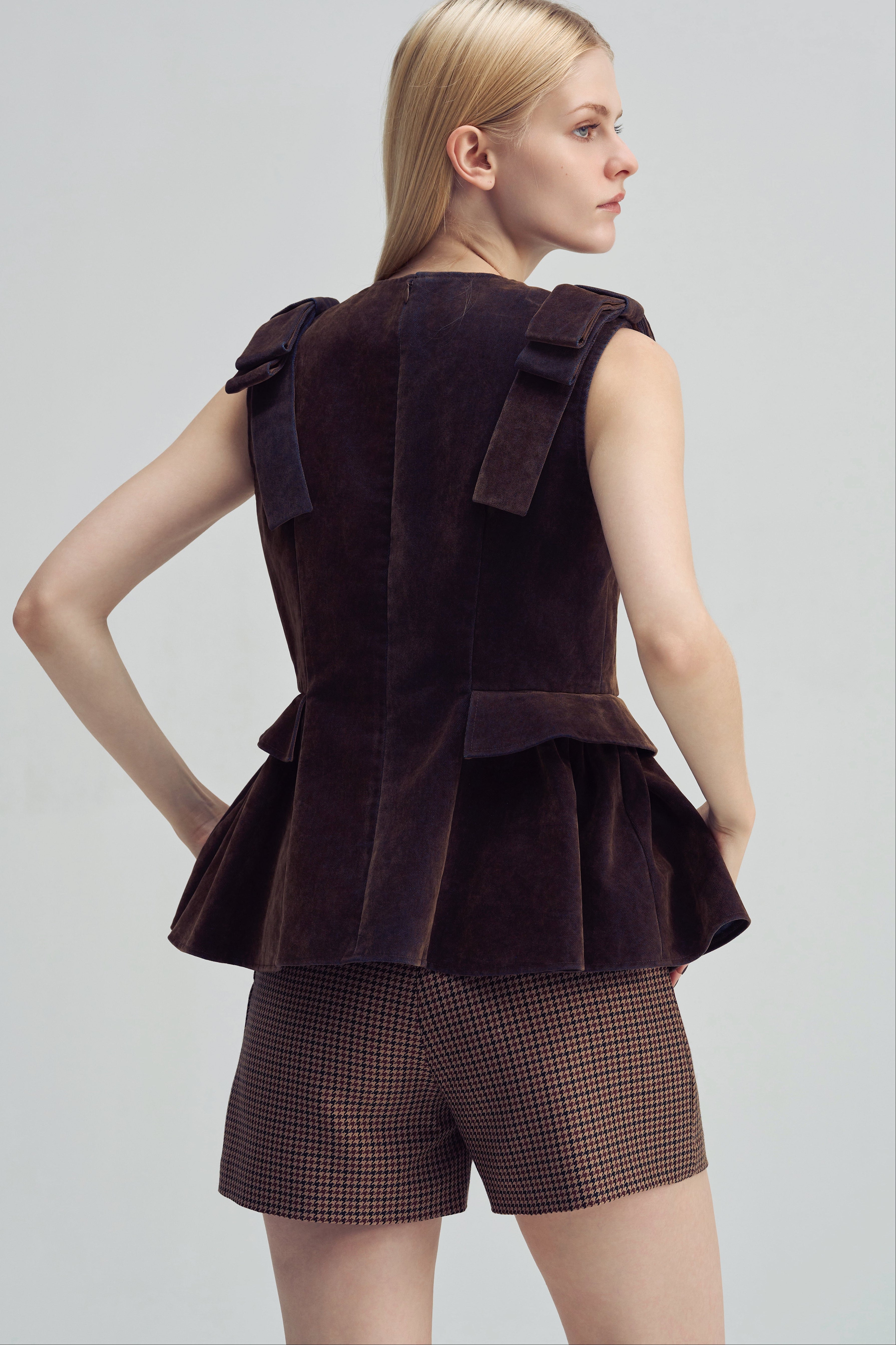 Dachau Sleeveless Peplum