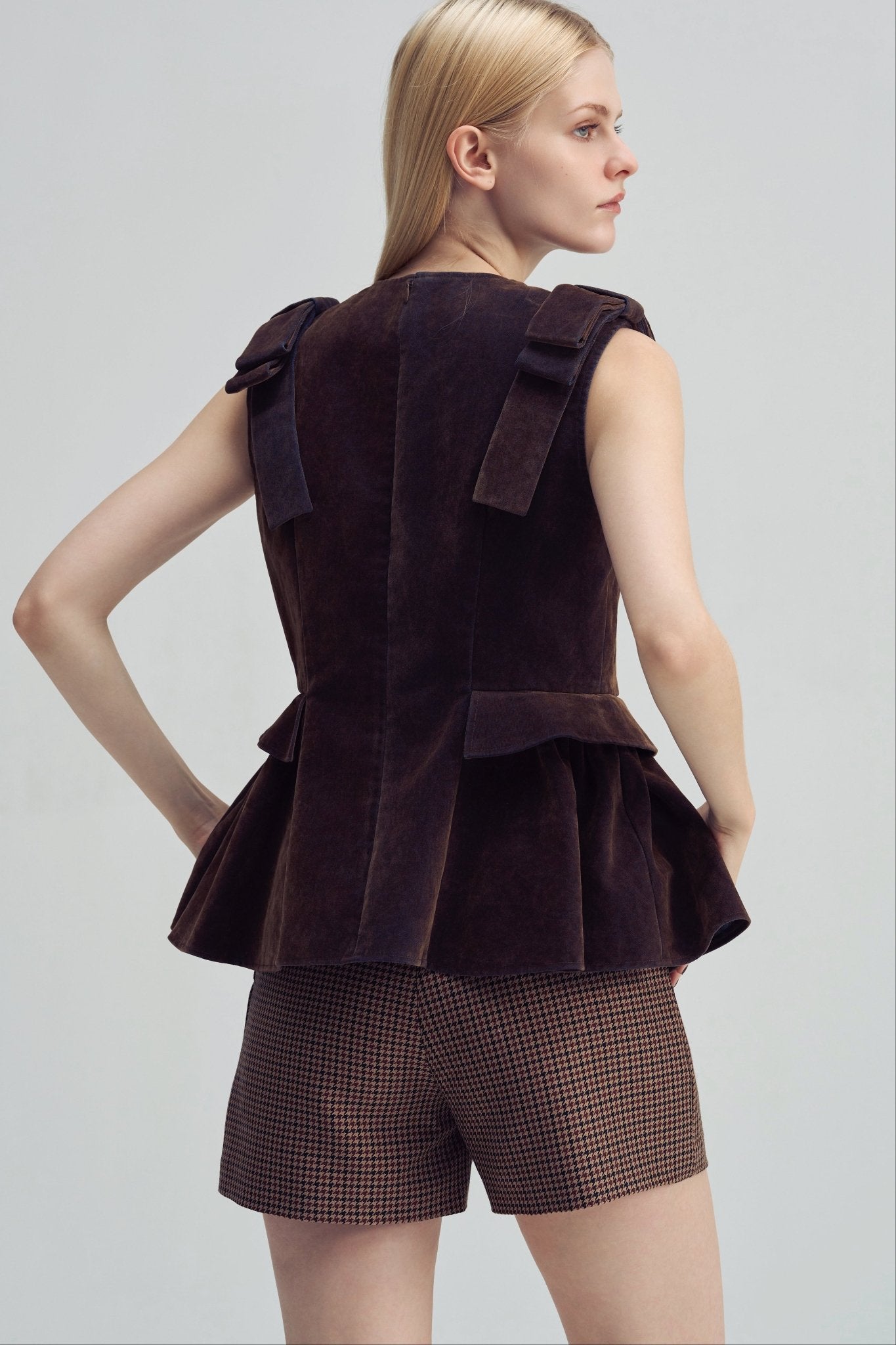 Dachau Sleeveless Peplum