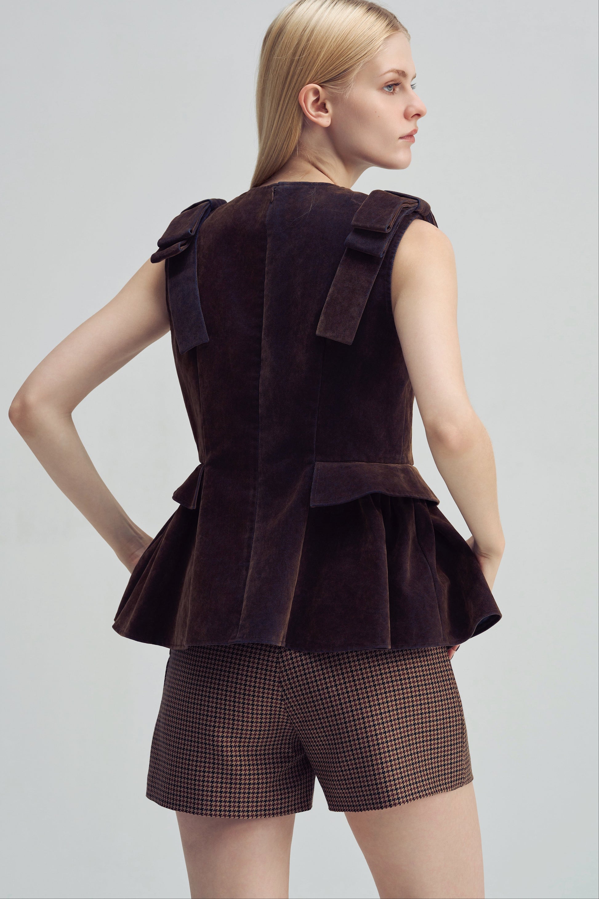 Dachau Sleeveless Peplum