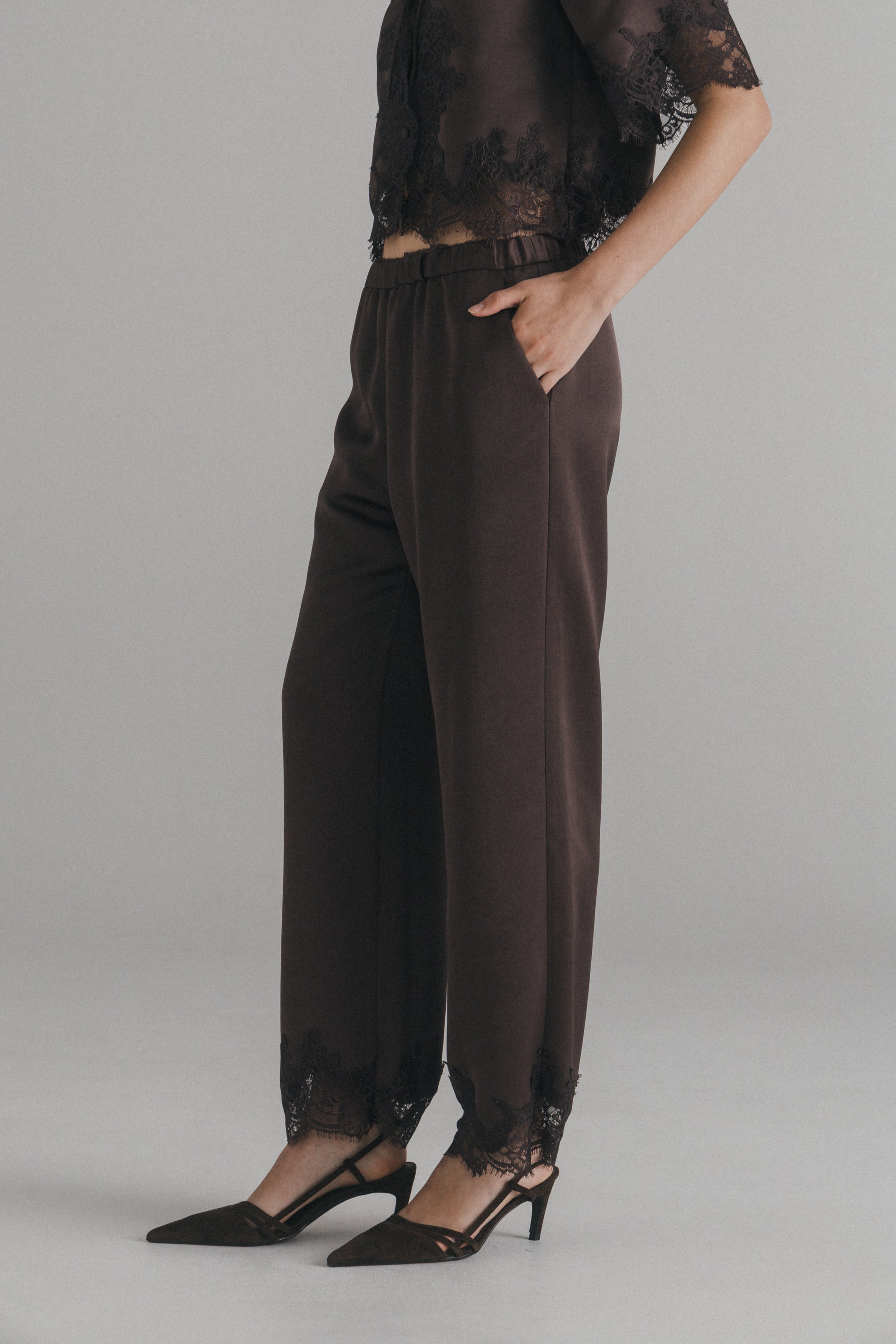 Egelantier Satin Pants