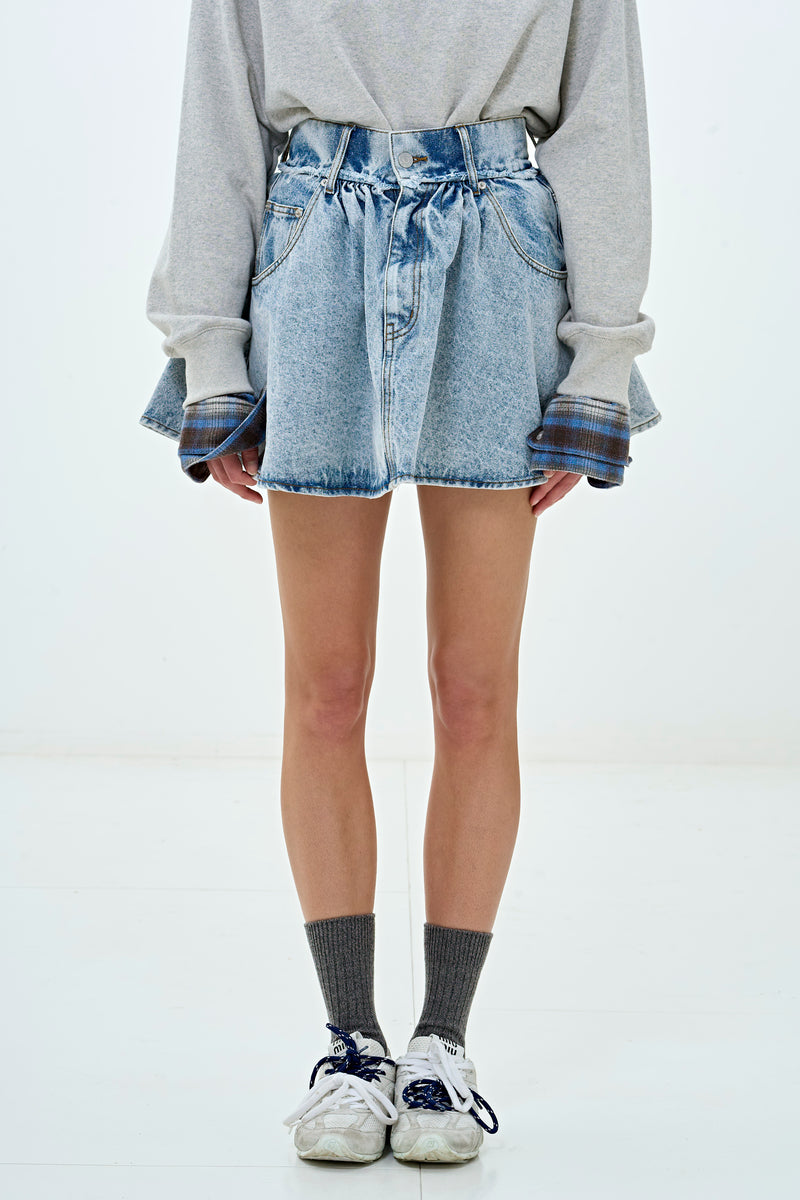 Olympia Denim Skirt