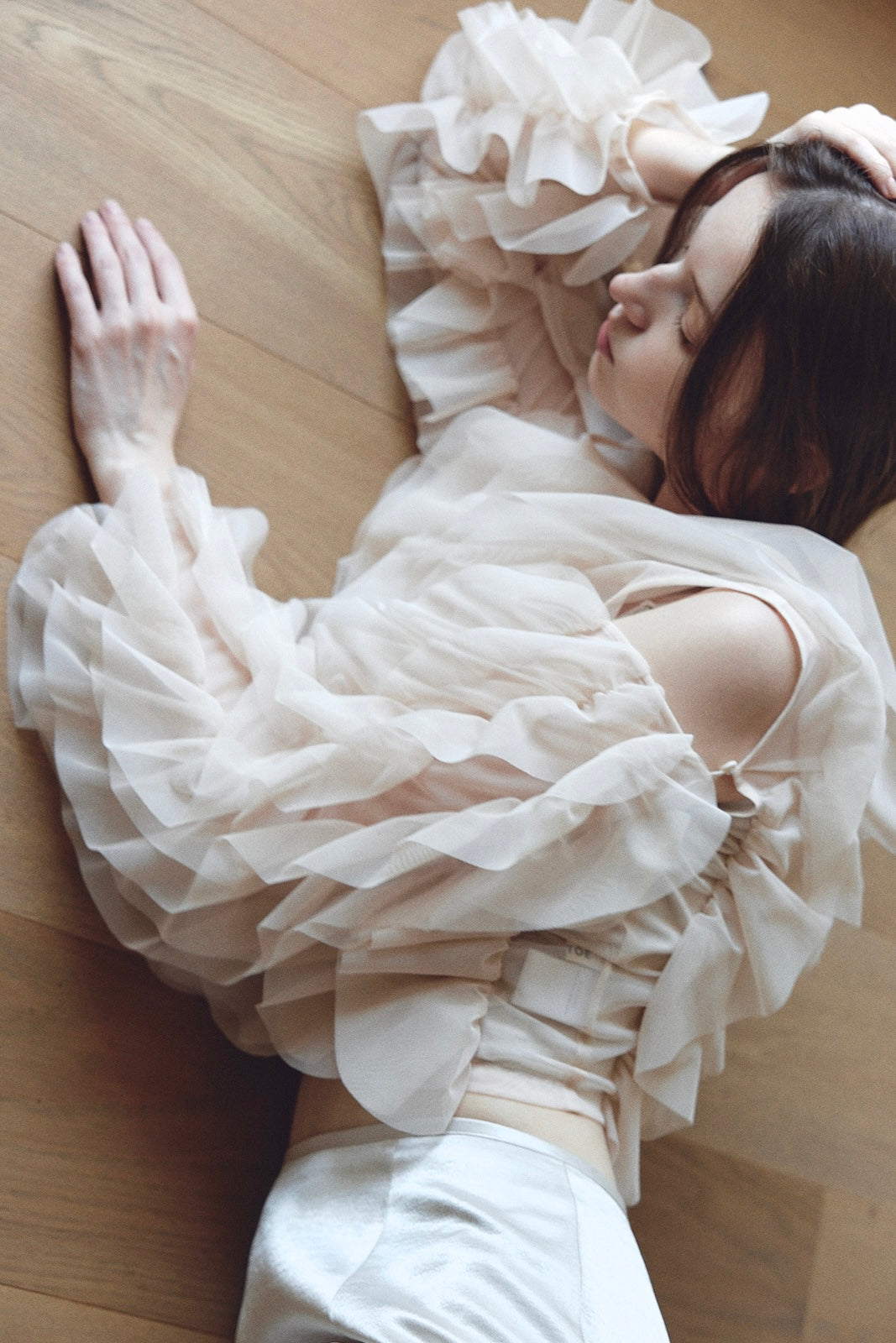 Gardenia Tulle Frill Tops