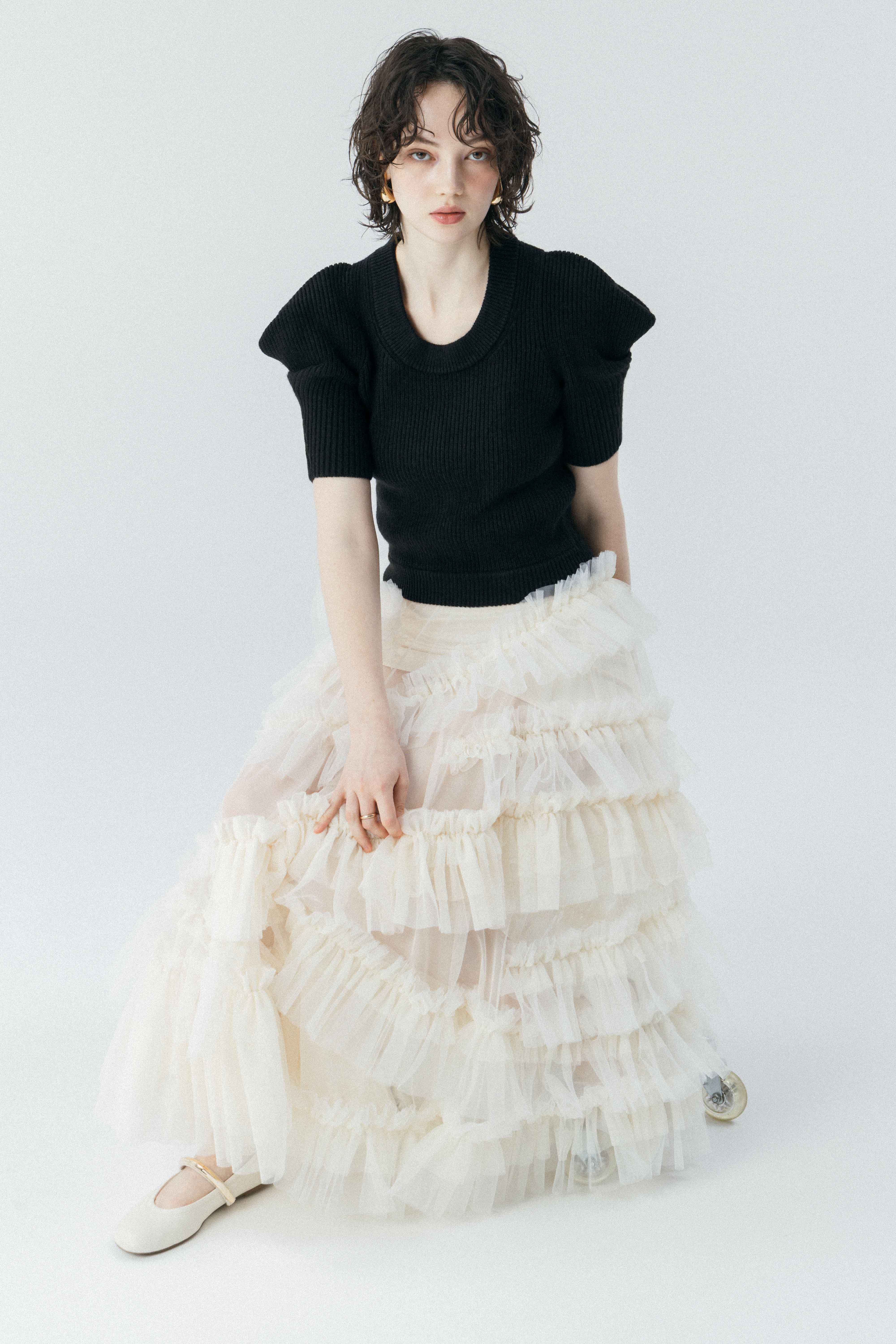 Moussaka crop knit