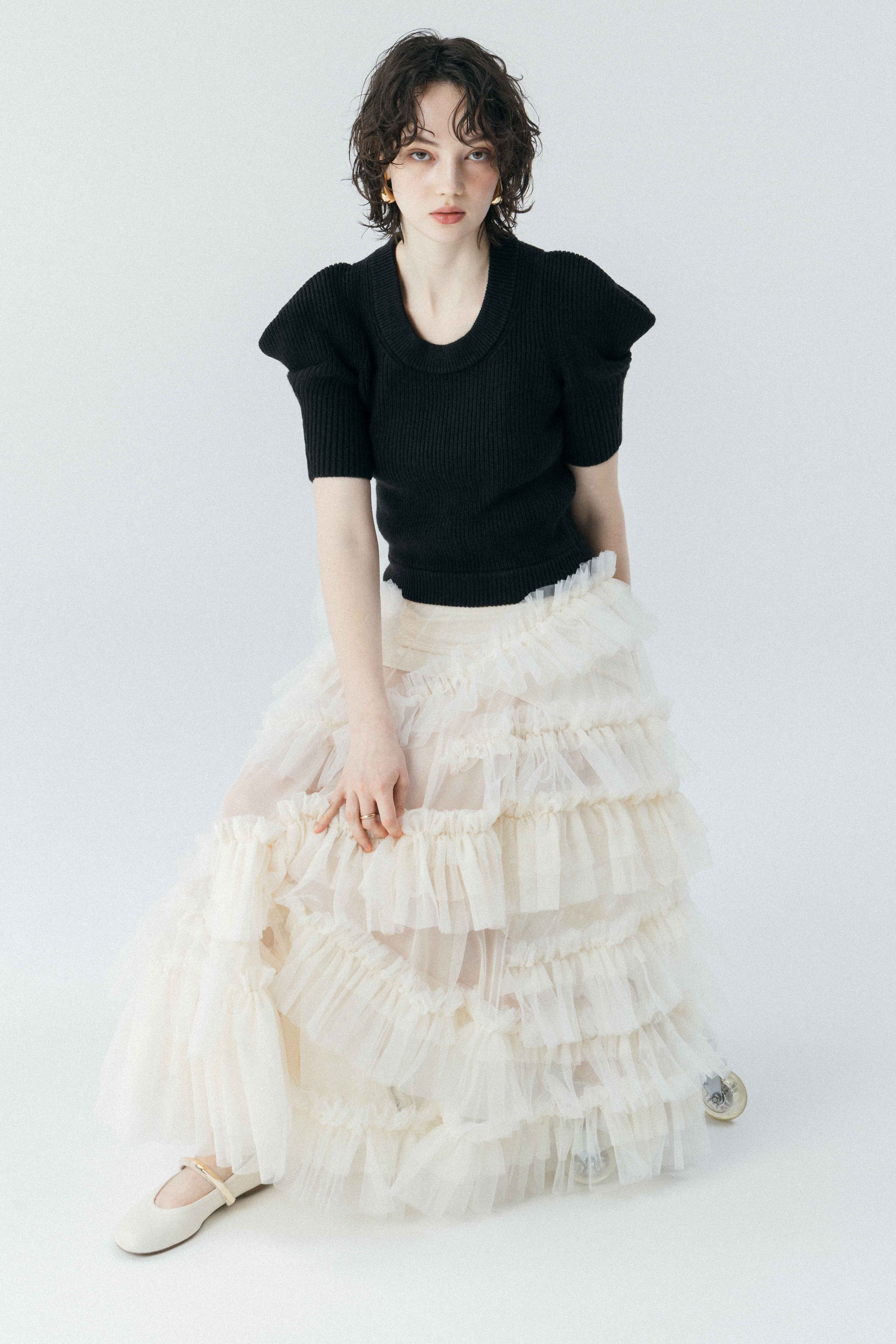 Moussaka crop knit