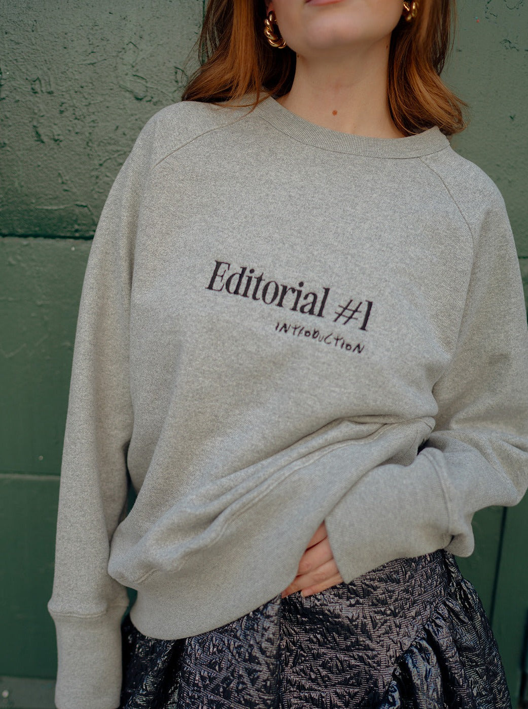 Rent editorial sweatshirt