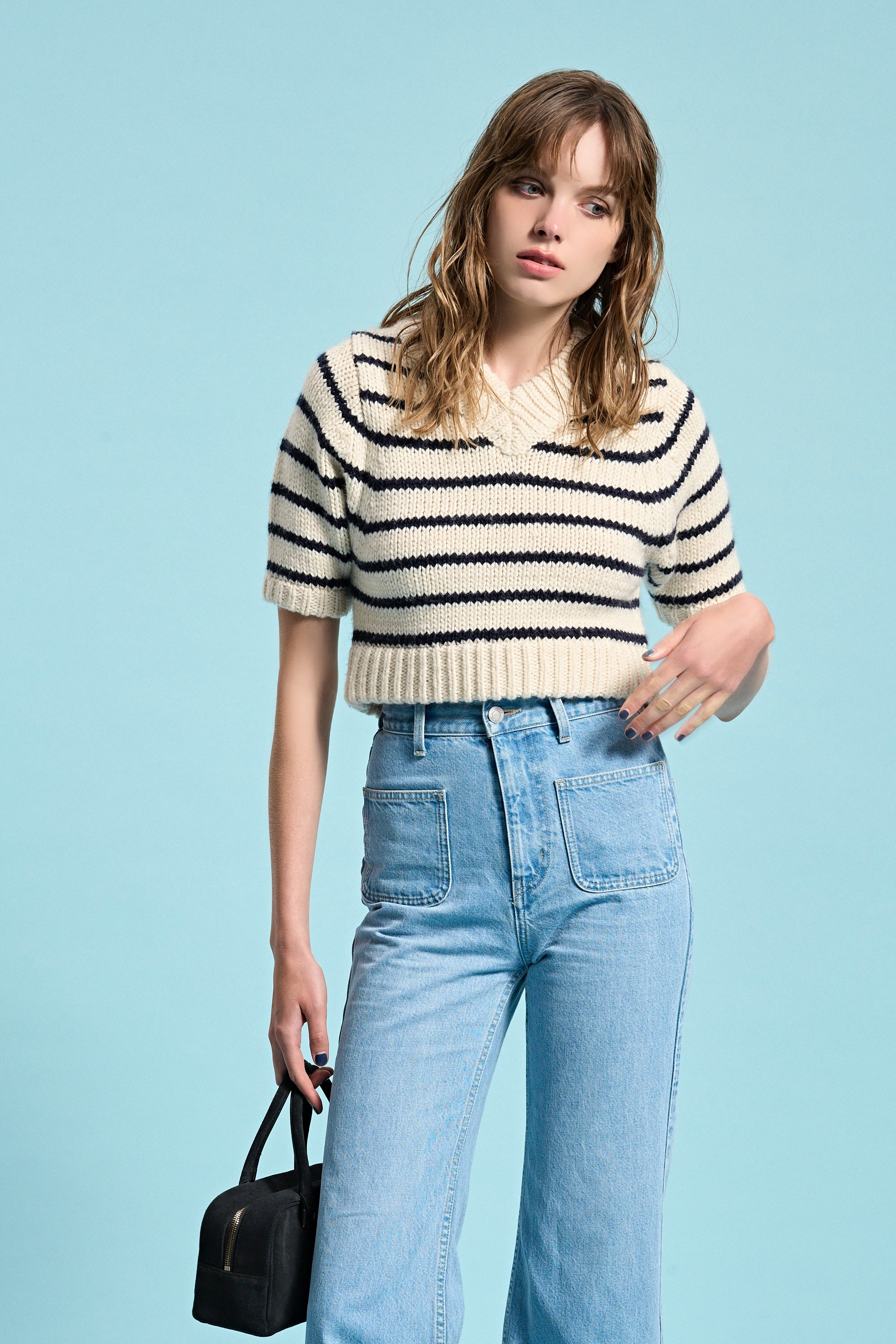 Baklava Crop Knit