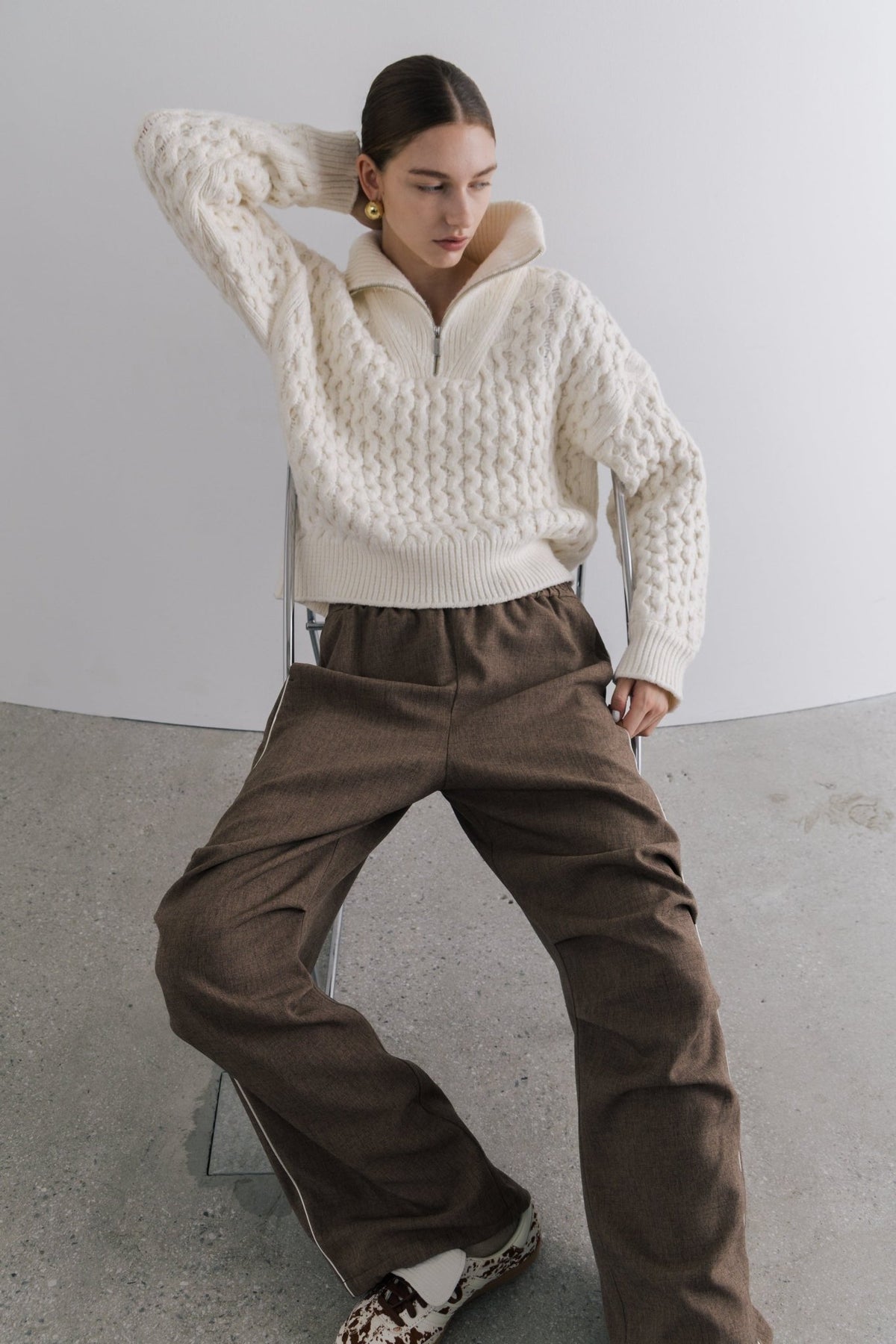 Schilder Zip Knit
