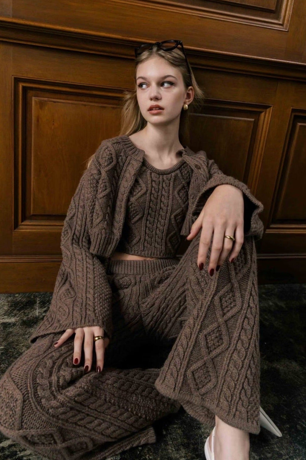 THE TOÉ ニットLA ROCHELLE ぽかっ KNIT SET