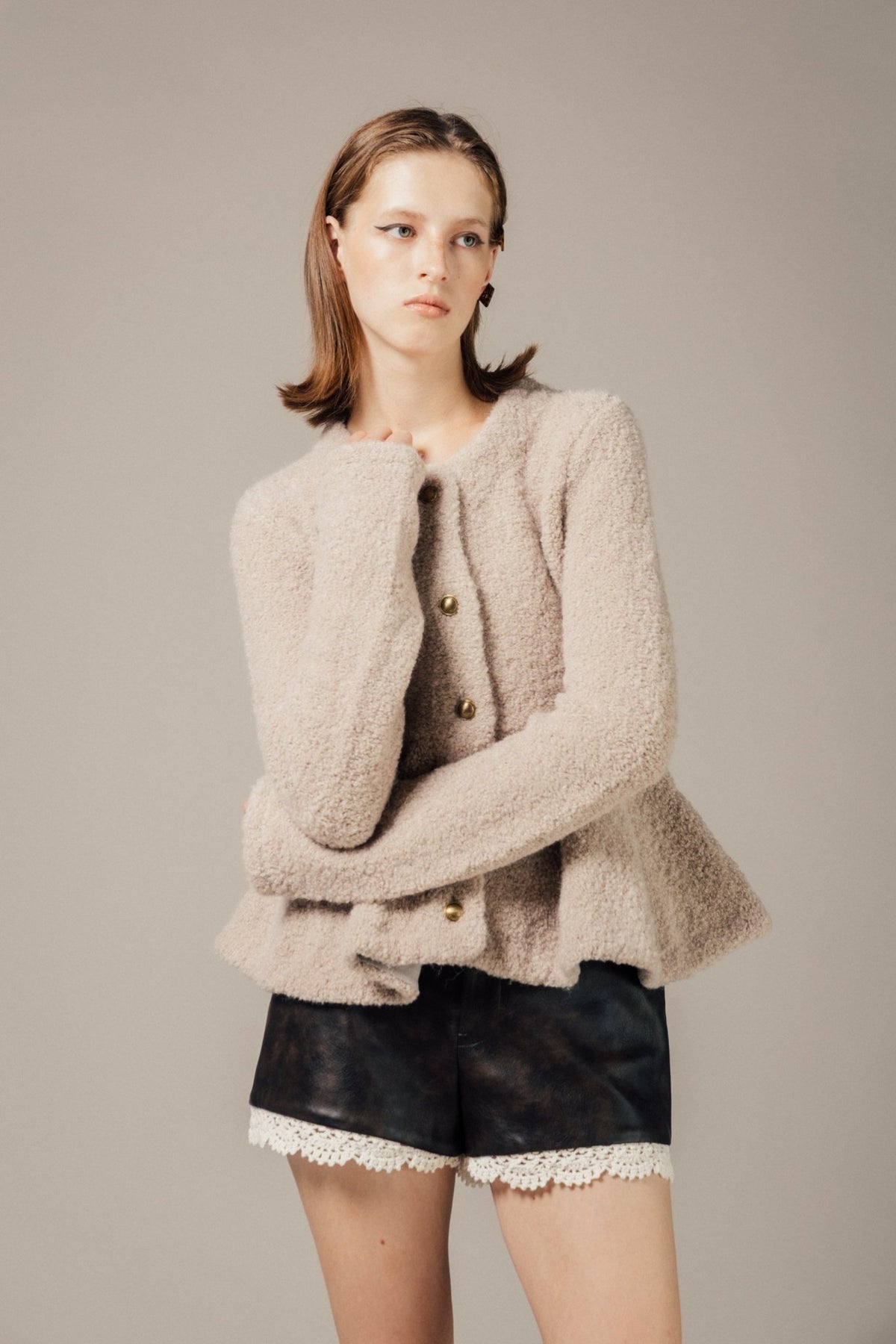 Uurainen Leather Short Pants
