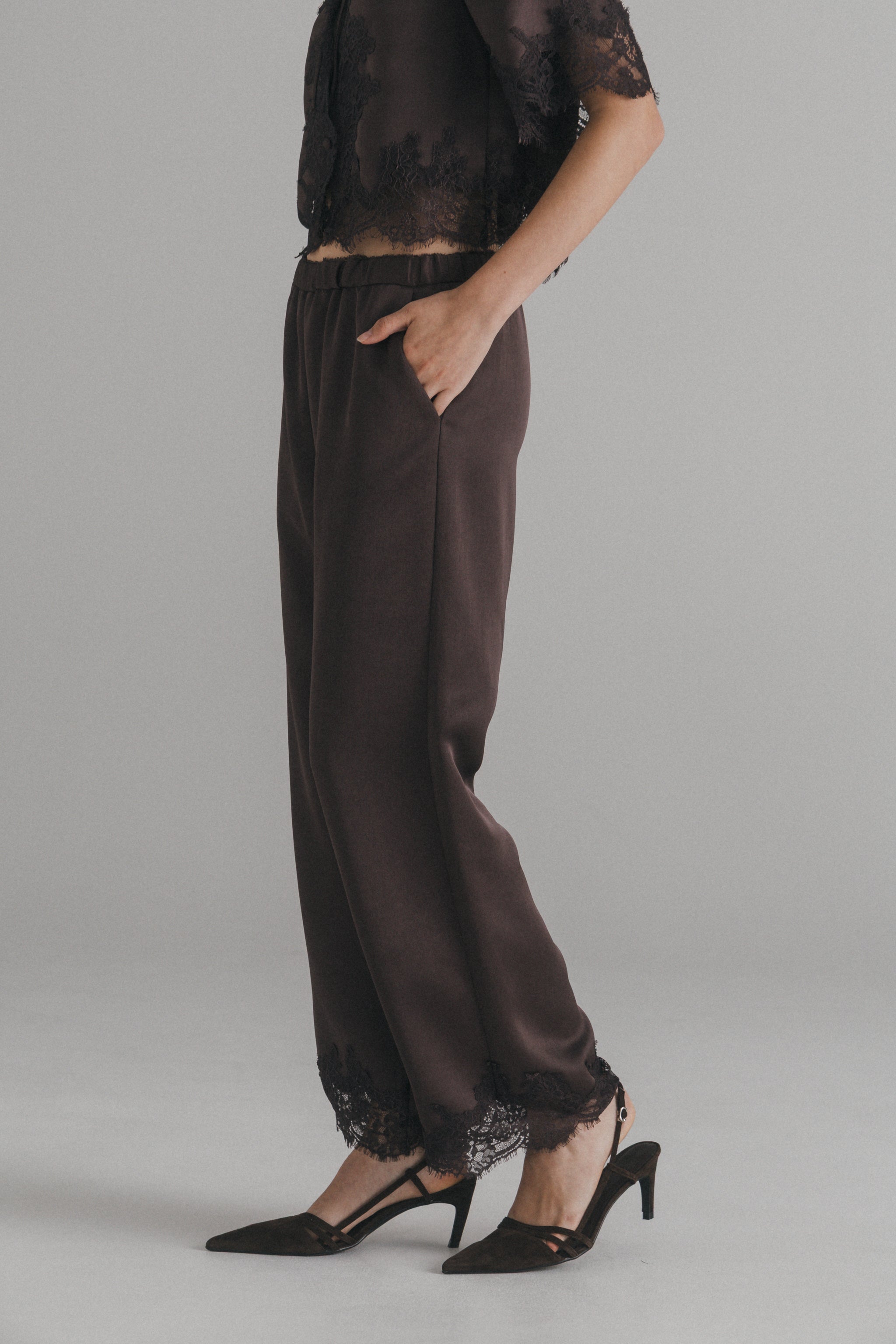 Egelantier Satin Pants