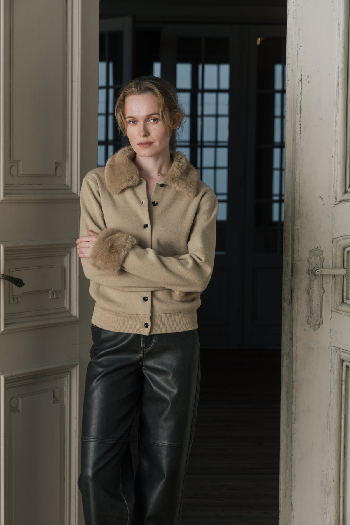 Tervo Fur Cardigan