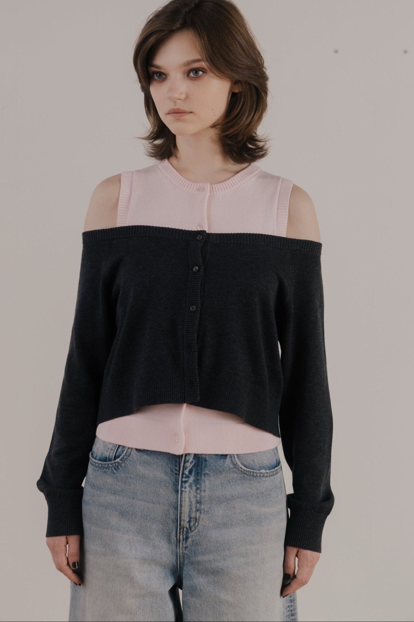 Celle layered Cardigan