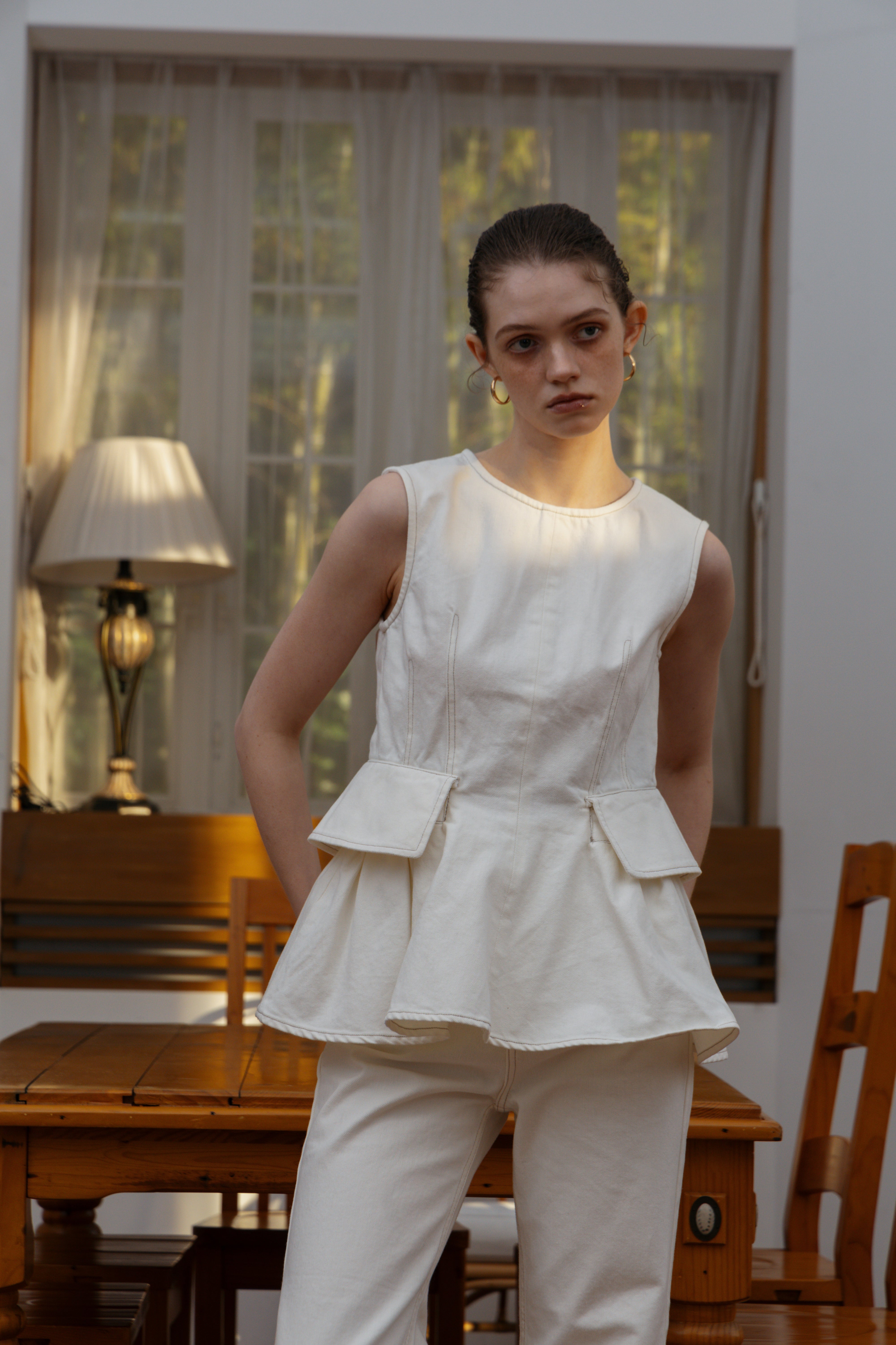 Pericles Peplum Top
